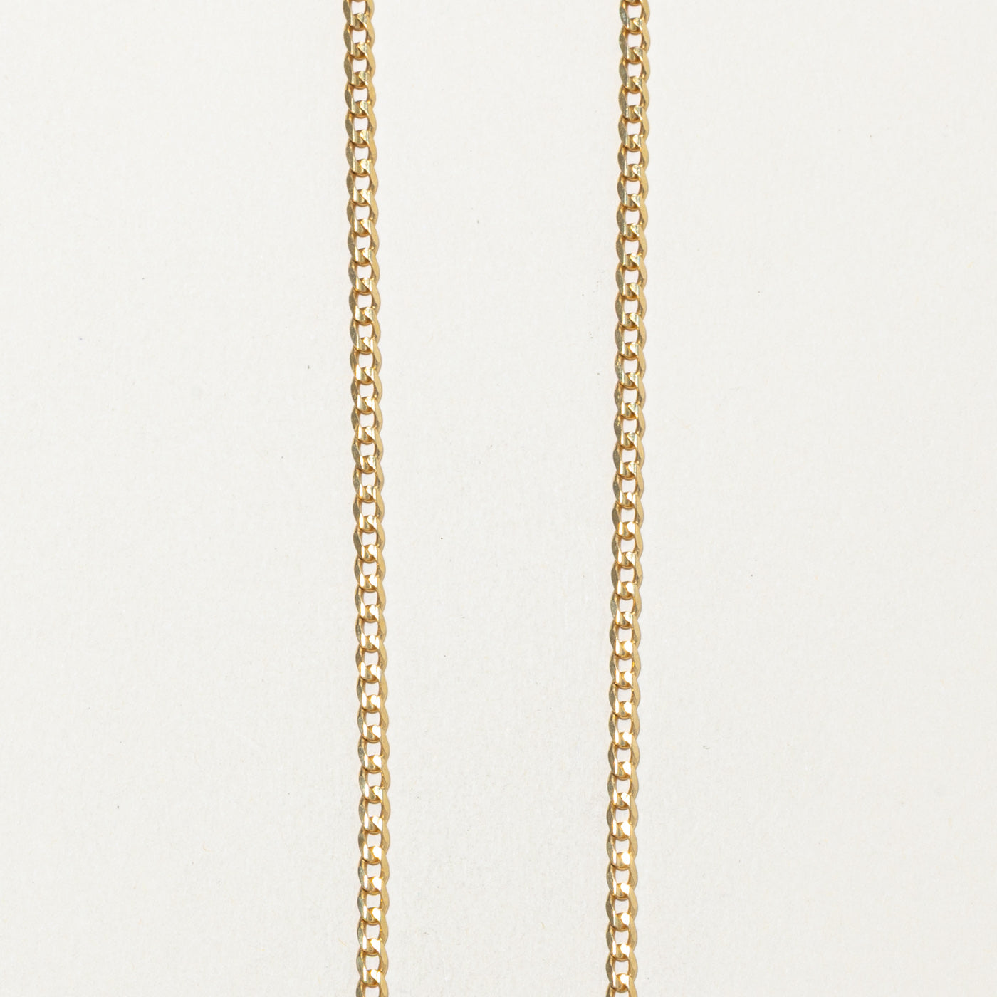 18k Yellow Gold Curb Chain | 26"