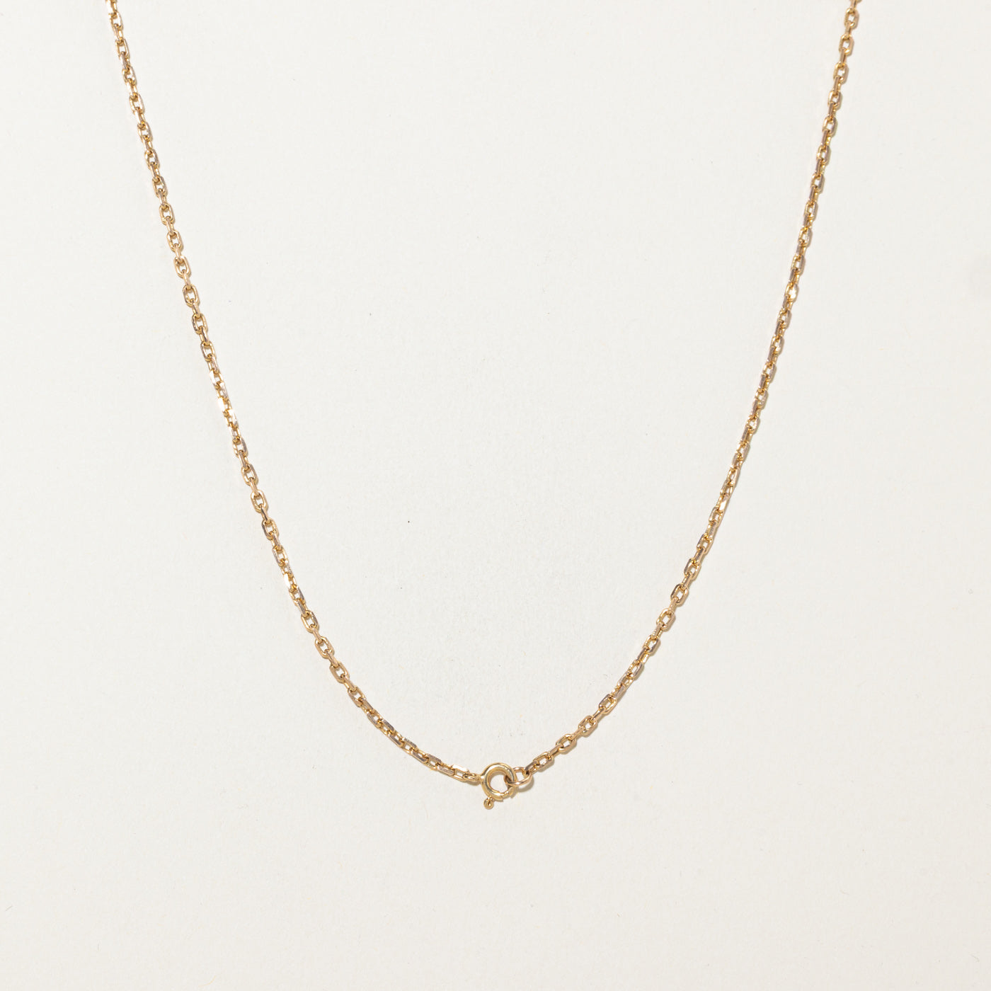 Collier à maillons en or jaune 18 carats | 63,5 cm