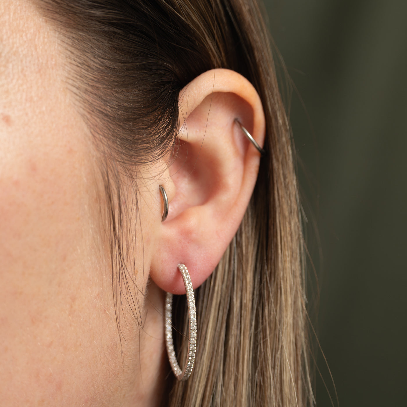 ***Boucles d'oreilles en or 18 carats 4293-66