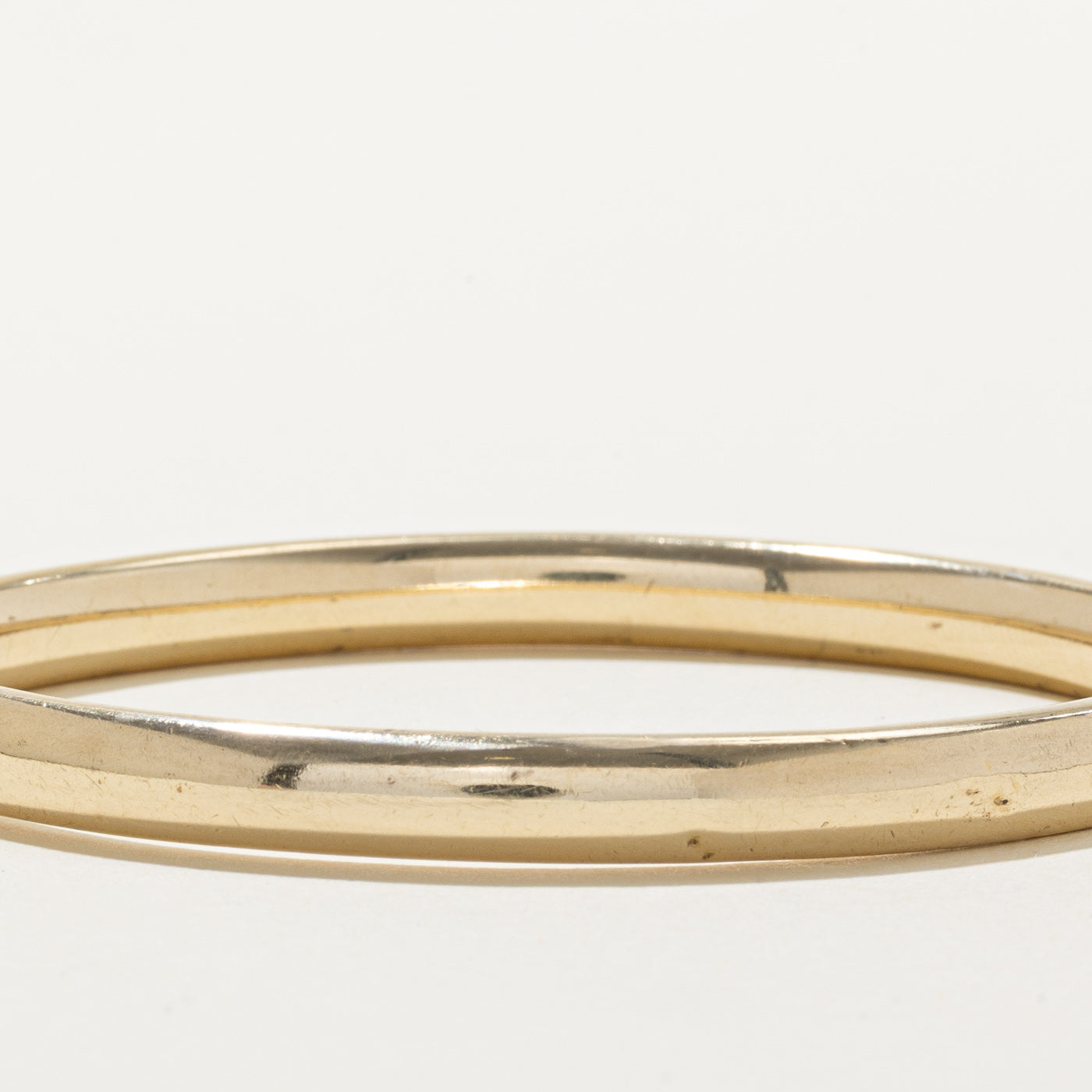 Bracelet jonc « Birks » en or jaune 14 carats | 18 cm
