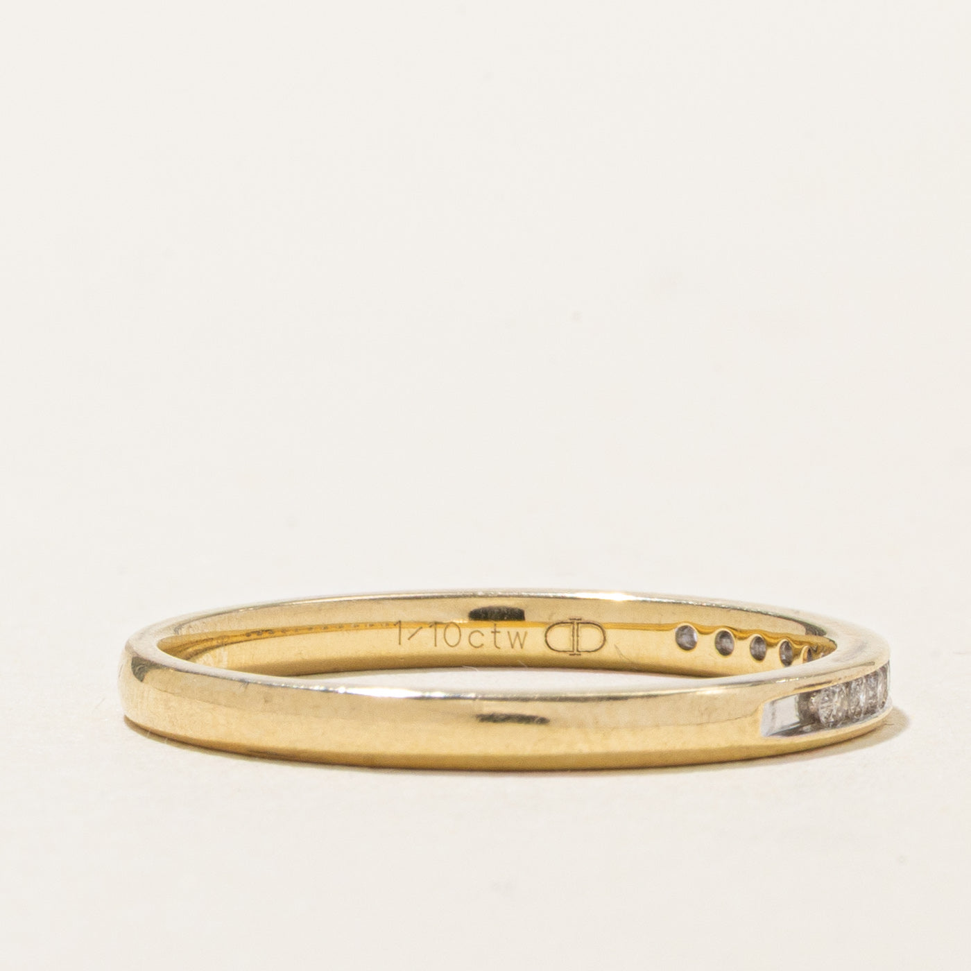 14K Semi Eternity Diamond Band | 1.95mm | SZ 7.0