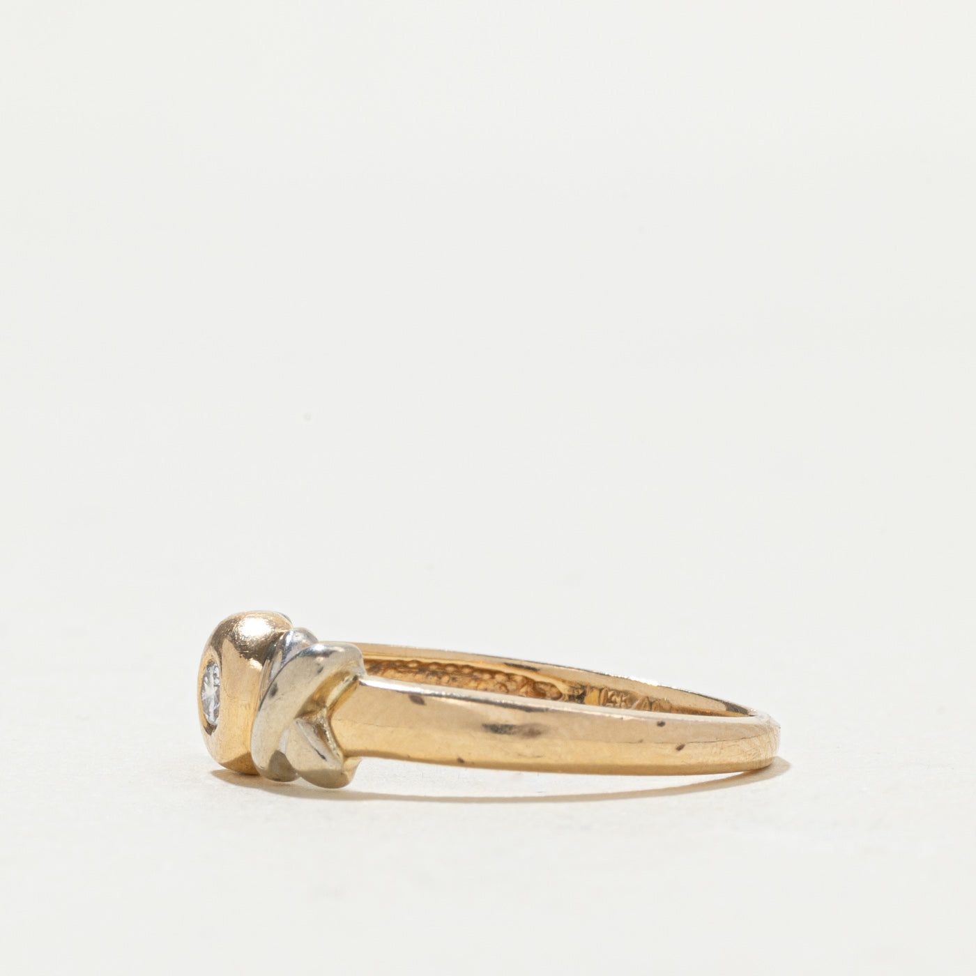 14k Diamond XOX Ring | 0.05ctw | SZ 7.25