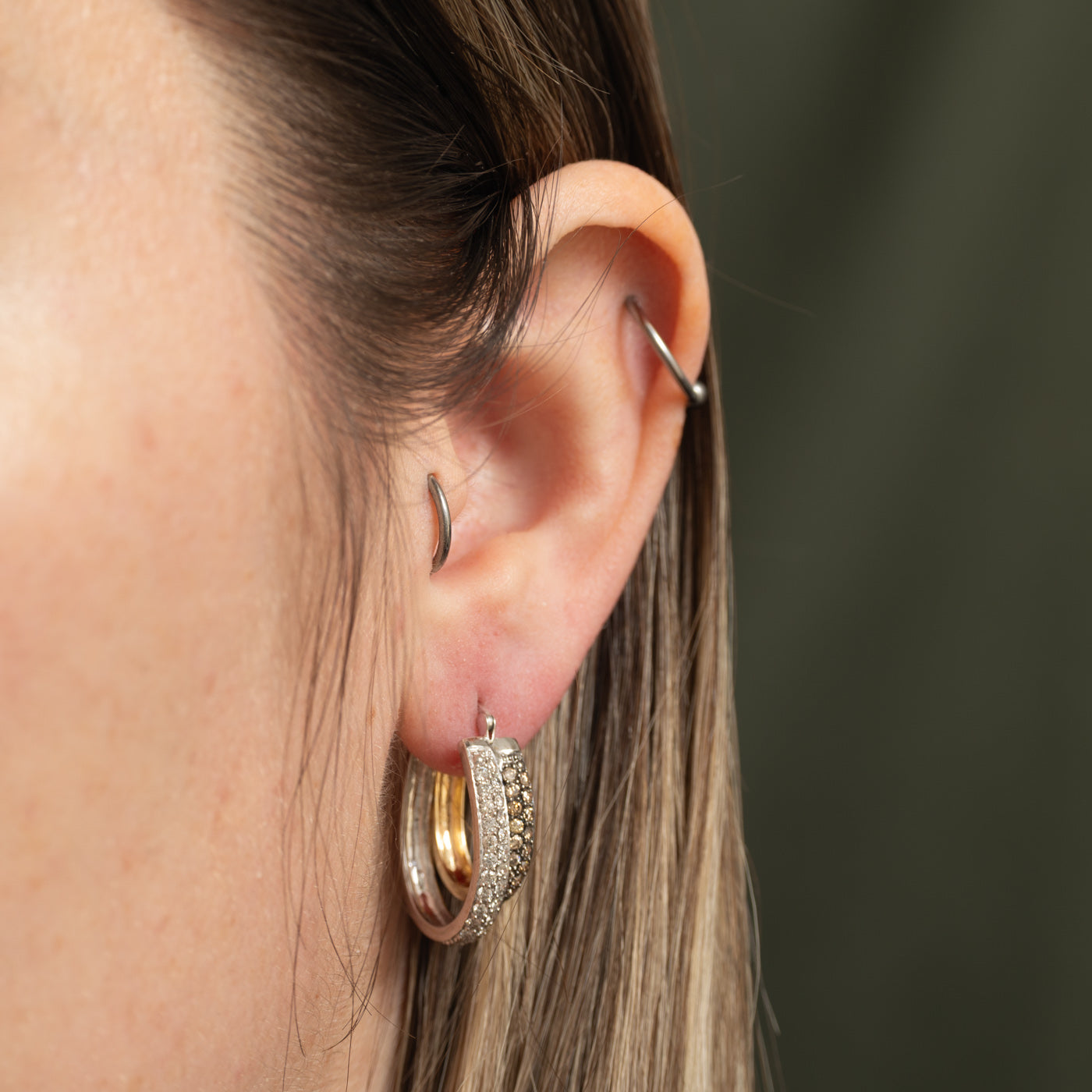 ***PRIX*** Boucles d'oreilles en or 14 carats 4293-76