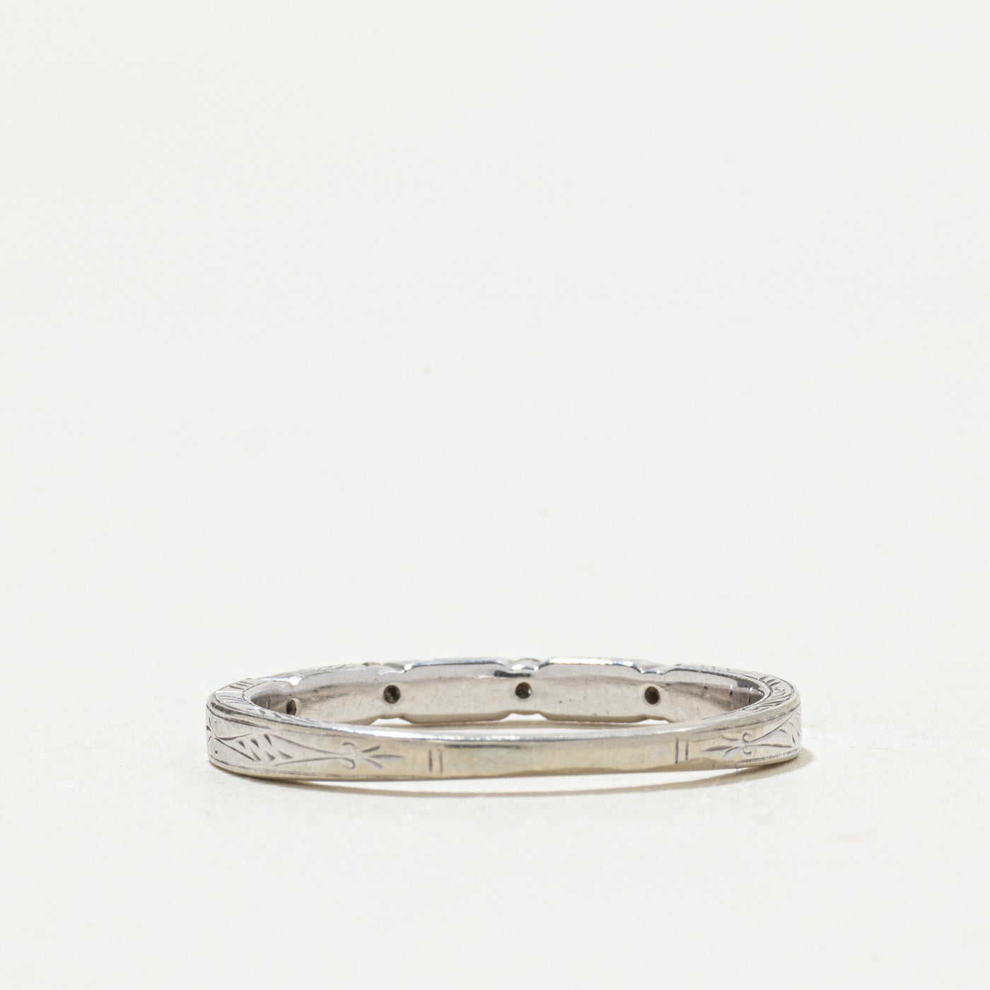18k Mixed Cut Semi Eternity Diamond Band | 0.27ctw | SZ 8