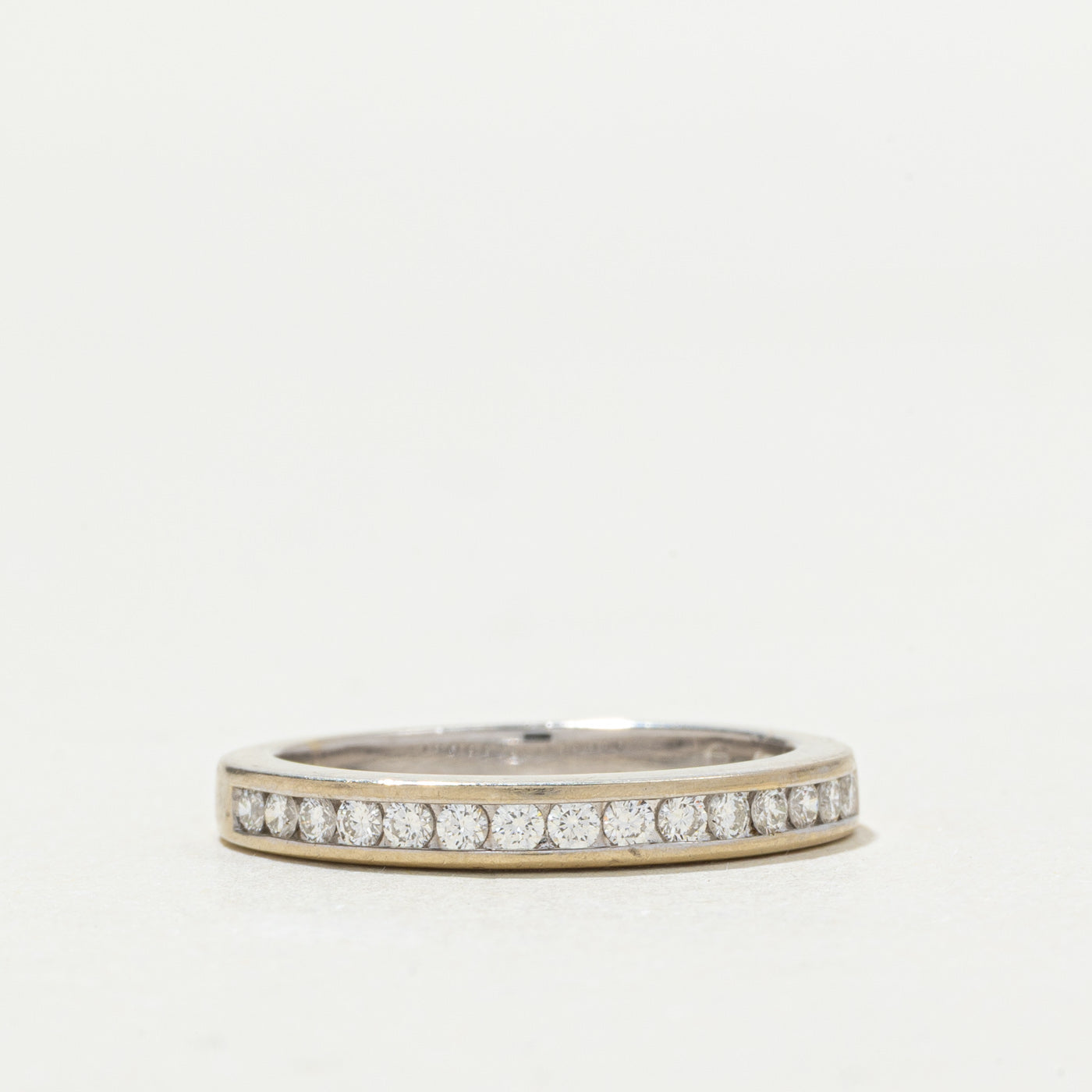 18k Channel Set Semi Eternity Diamond Band | 0.22ctw | SZ 5.5