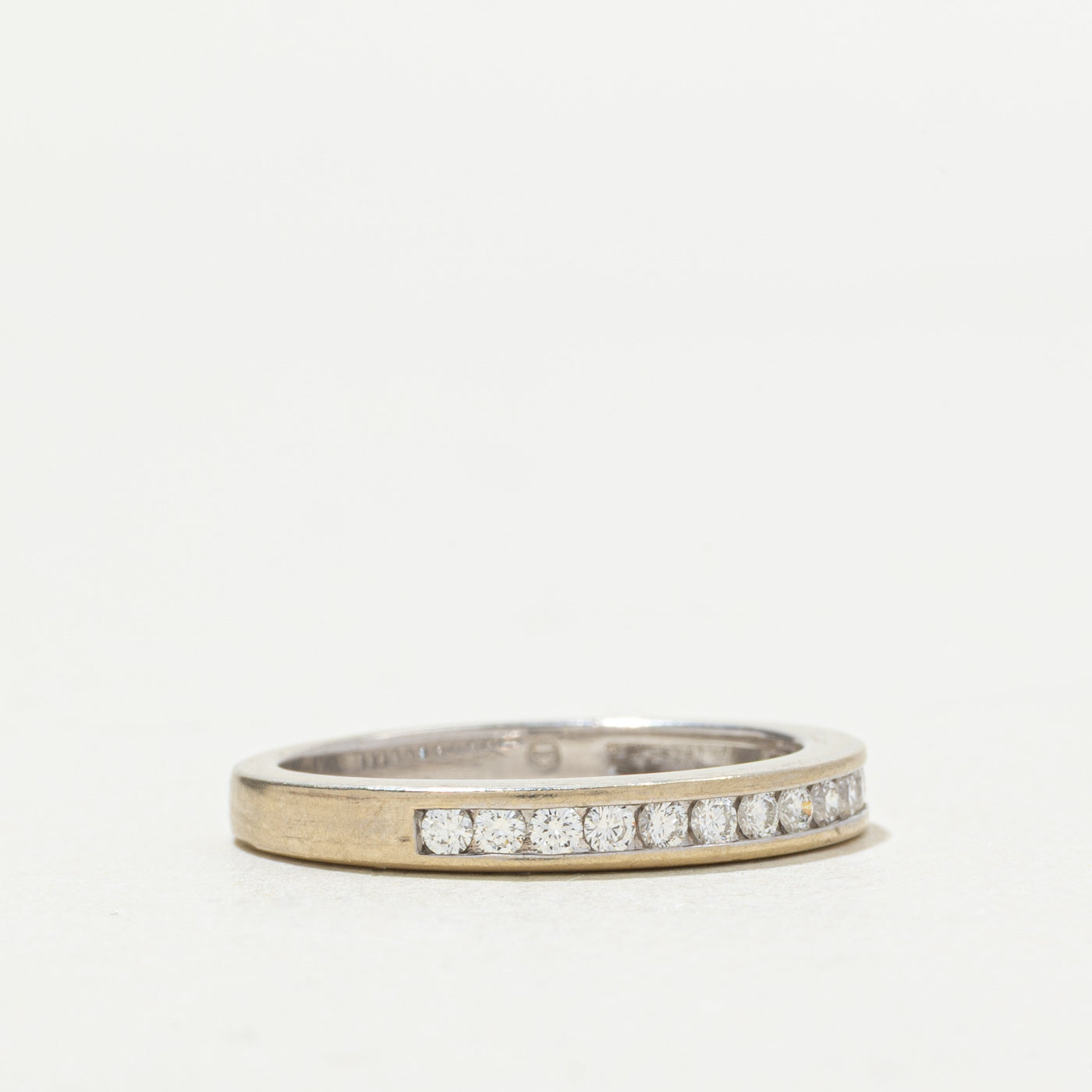 18k Channel Set Semi Eternity Diamond Band | 0.22ctw | SZ 5.5