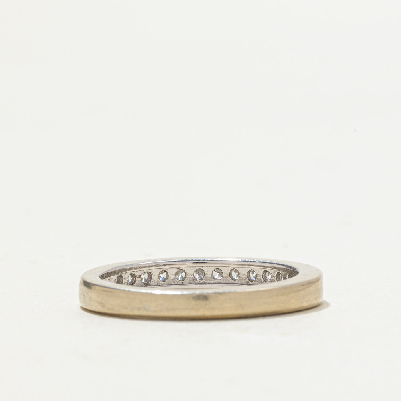 18k Channel Set Semi Eternity Diamond Band | 0.22ctw | SZ 5.5