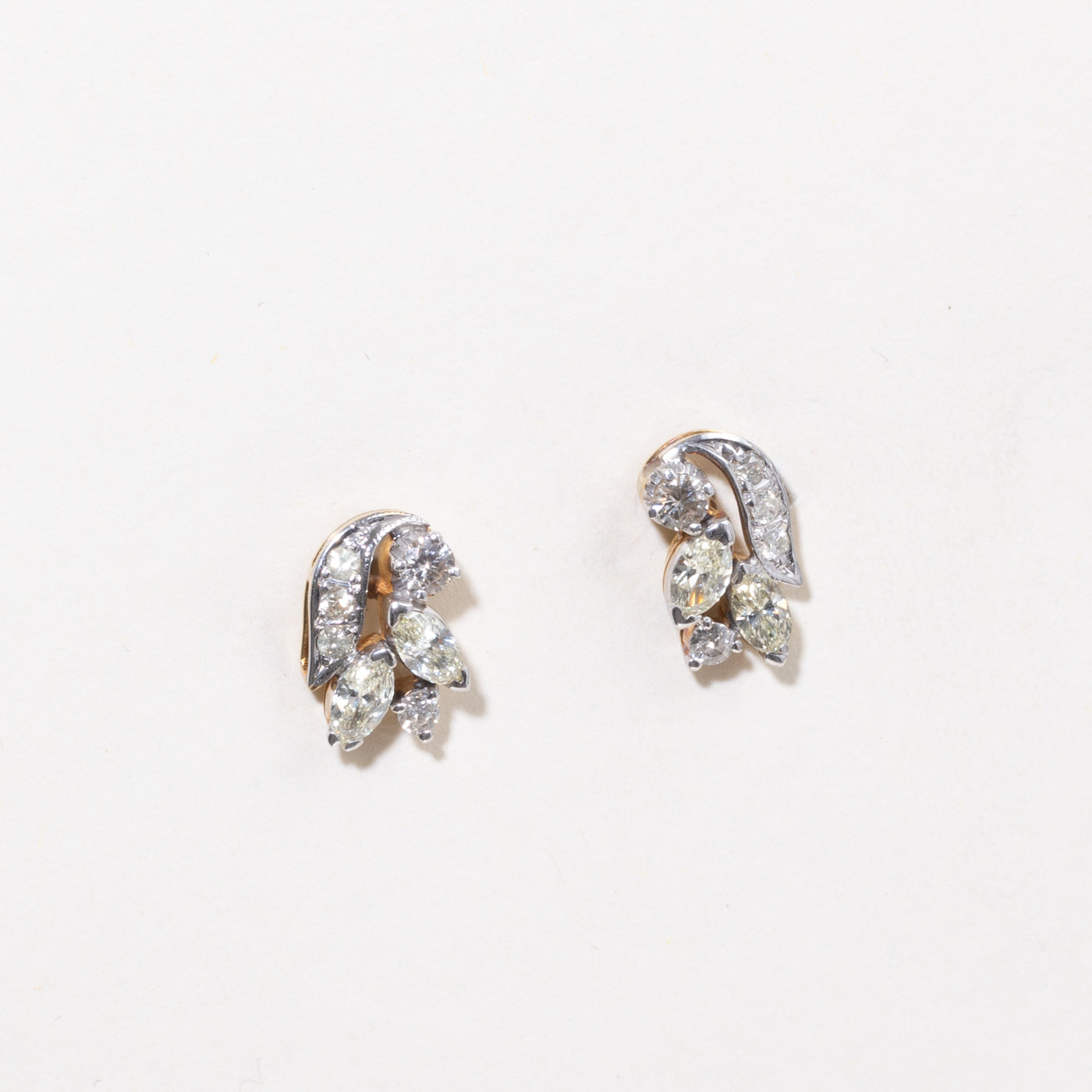 ***PRIX*** Boucles d'oreilles en or 14 carats 4293-52