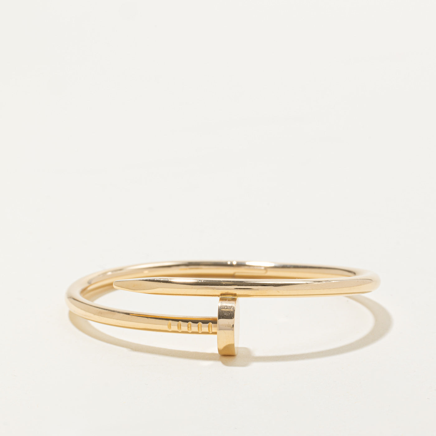 'Cartier' Juste Un Clou Bracelet in Yellow Gold 18k | SZ 7" |