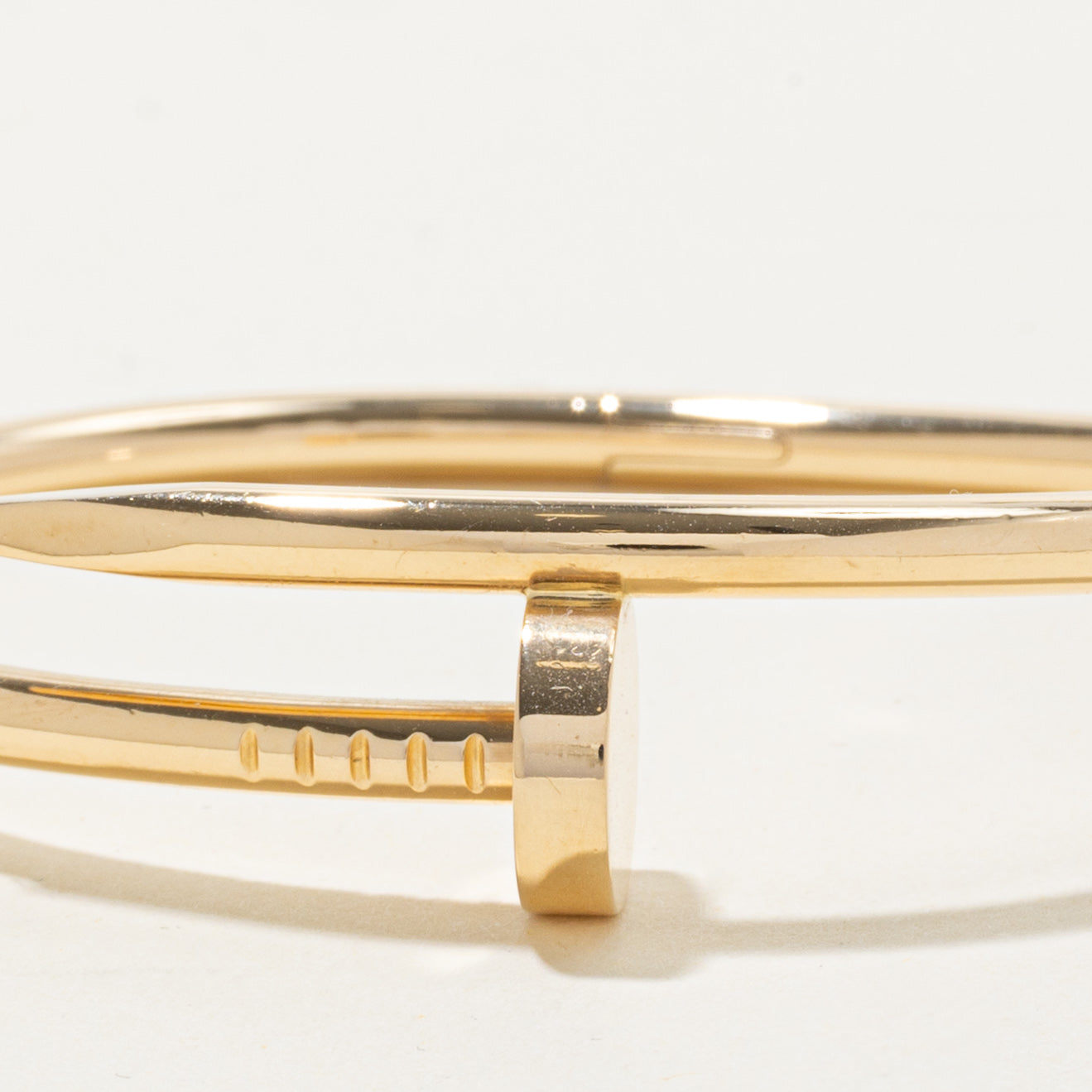 'Cartier' Juste Un Clou Bracelet in Yellow Gold 18k | SZ 7" |