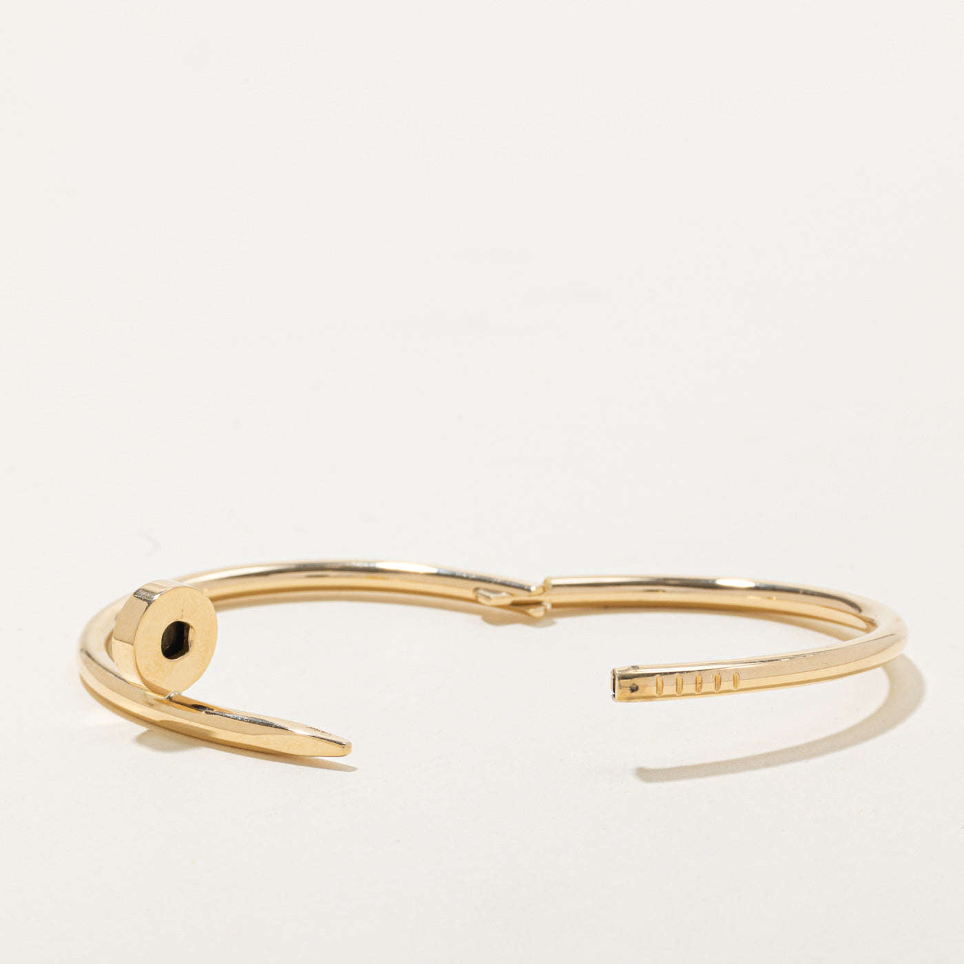 'Cartier' Juste Un Clou Bracelet in Yellow Gold 18k | SZ 7" |
