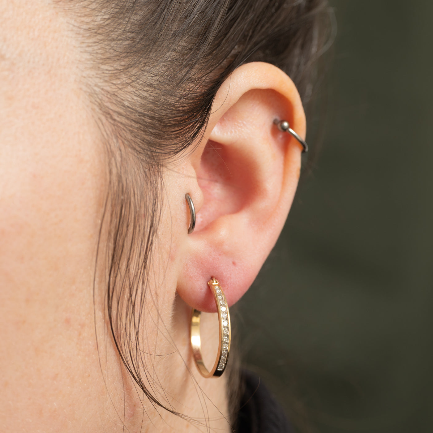 Boucles d'oreilles en or 14 carats ***4293-30