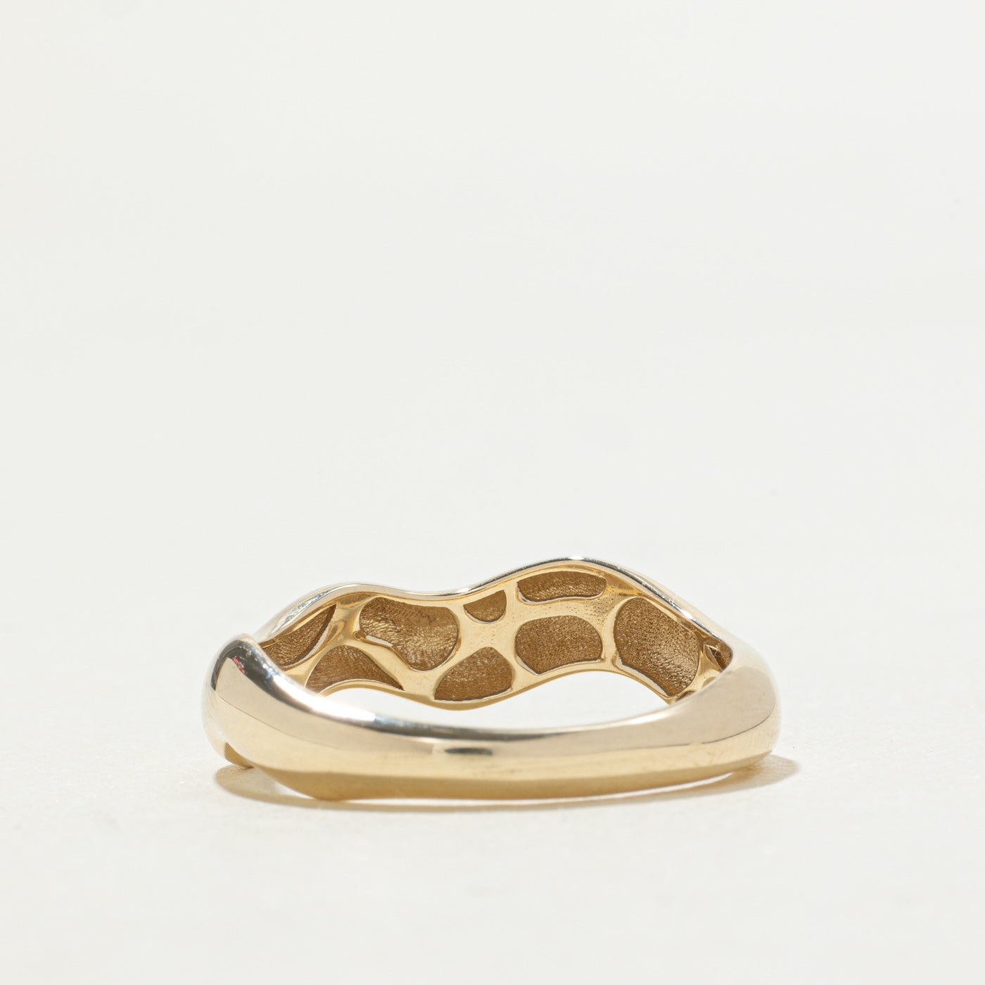 '100 Ways' 10k Yellow Gold Wavy Ring | Sizes Available