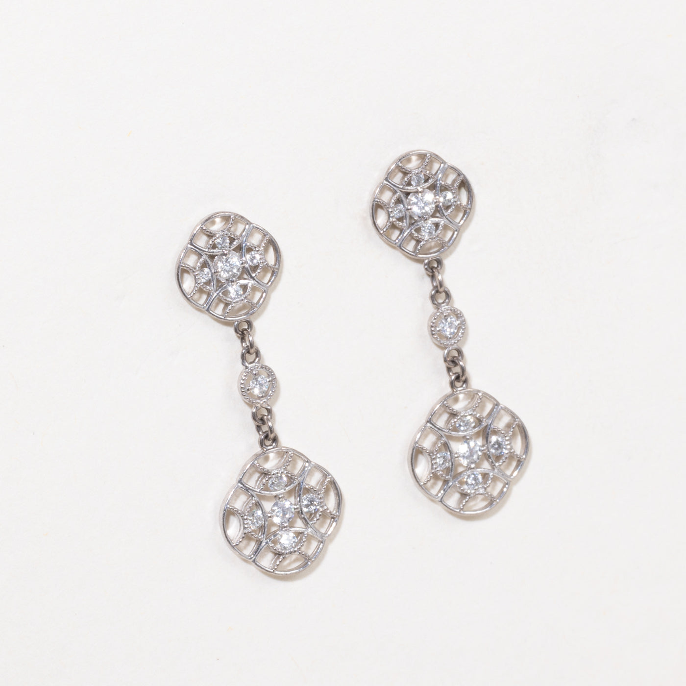 ***Boucles d'oreilles en or 18 carats 4293-59