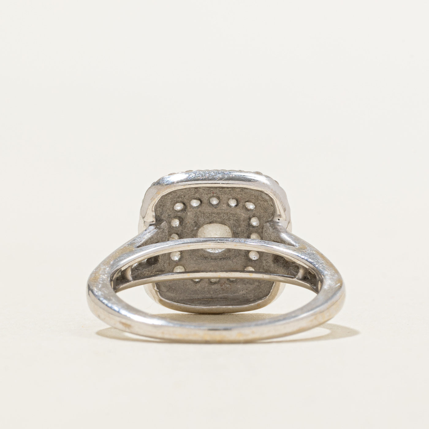 14k Diamond Double Halo Ring | 0.62ctw | SZ 4.5