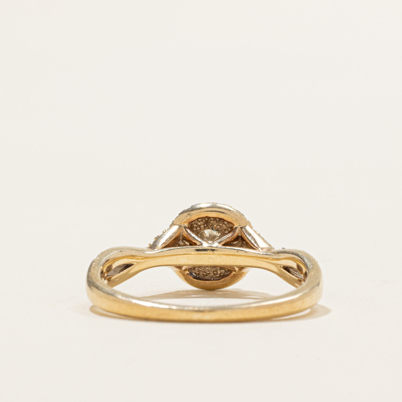 10K Diamond Double Halo Ring | 0.29ctw | SZ 6.5