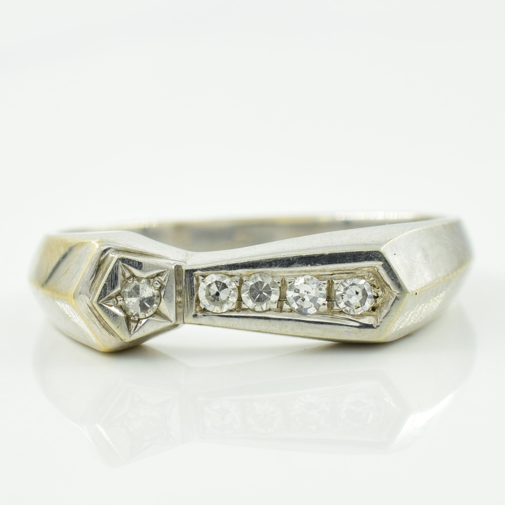 Five Stone Diamond Ring | 0.08ctw | SZ 6.75 |