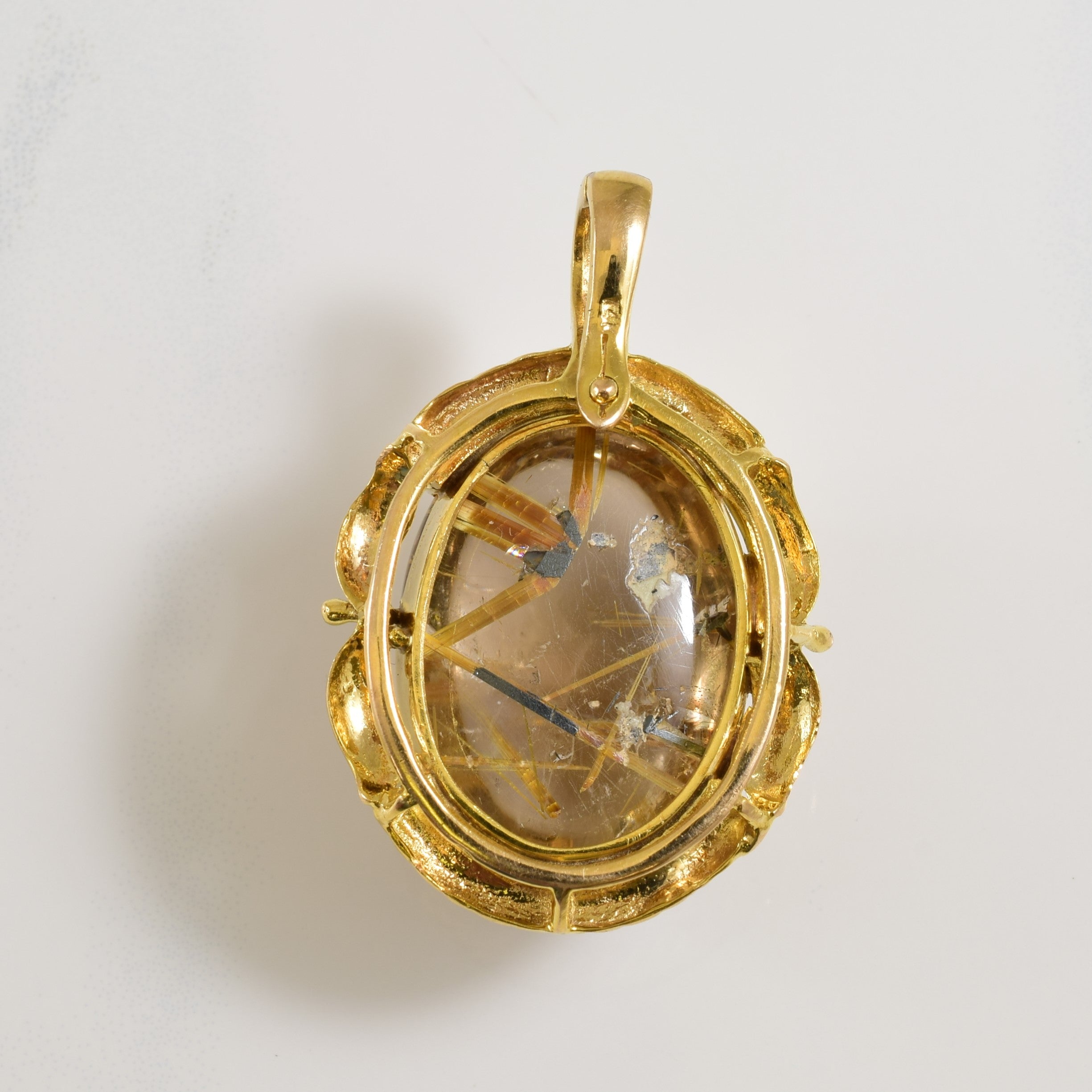 Rutilated Quartz Pendant | 65.00ct |