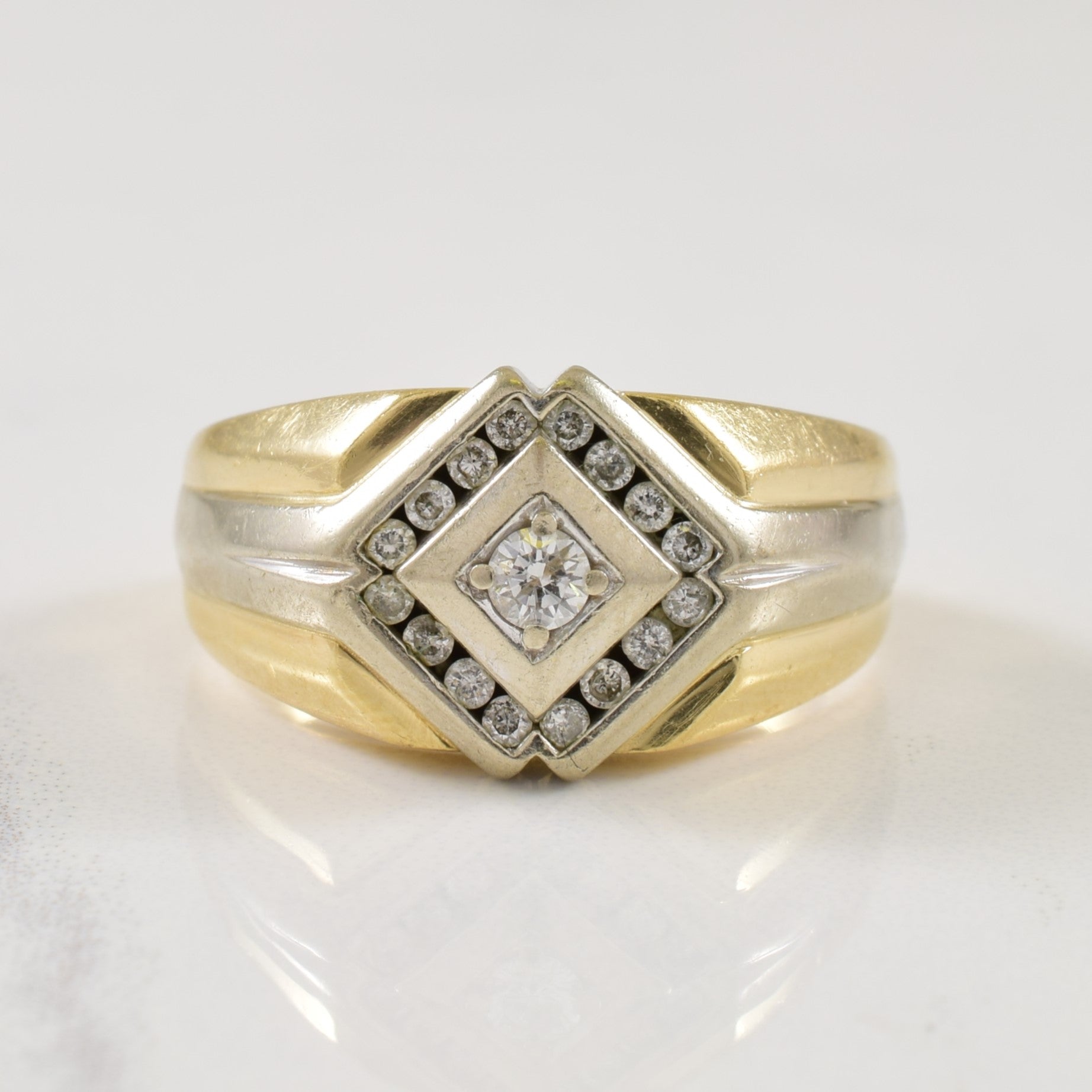 Diamond Halo Ring | 0.25ctw | SZ 8.5 |