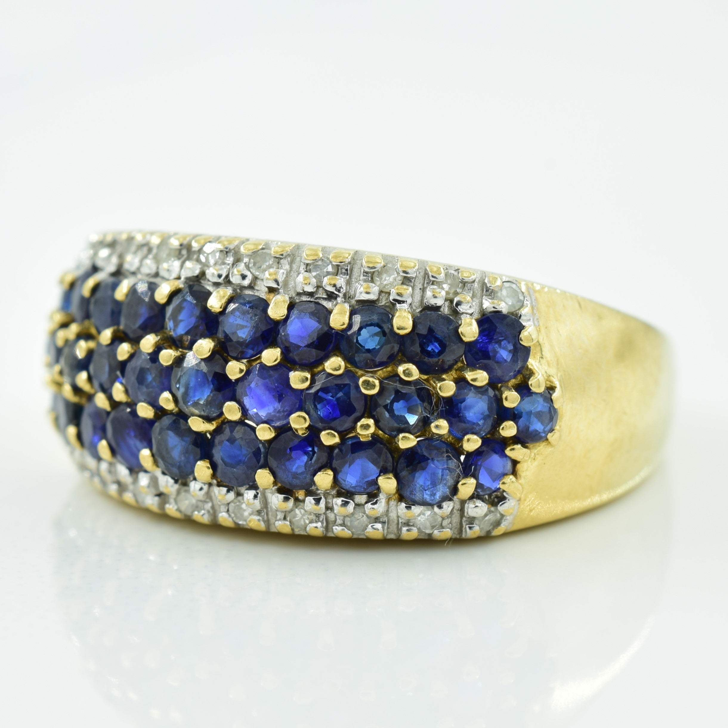 Sapphire & Diamond Ring | 1.50ctw, 0.10ctw | SZ 6.75 |