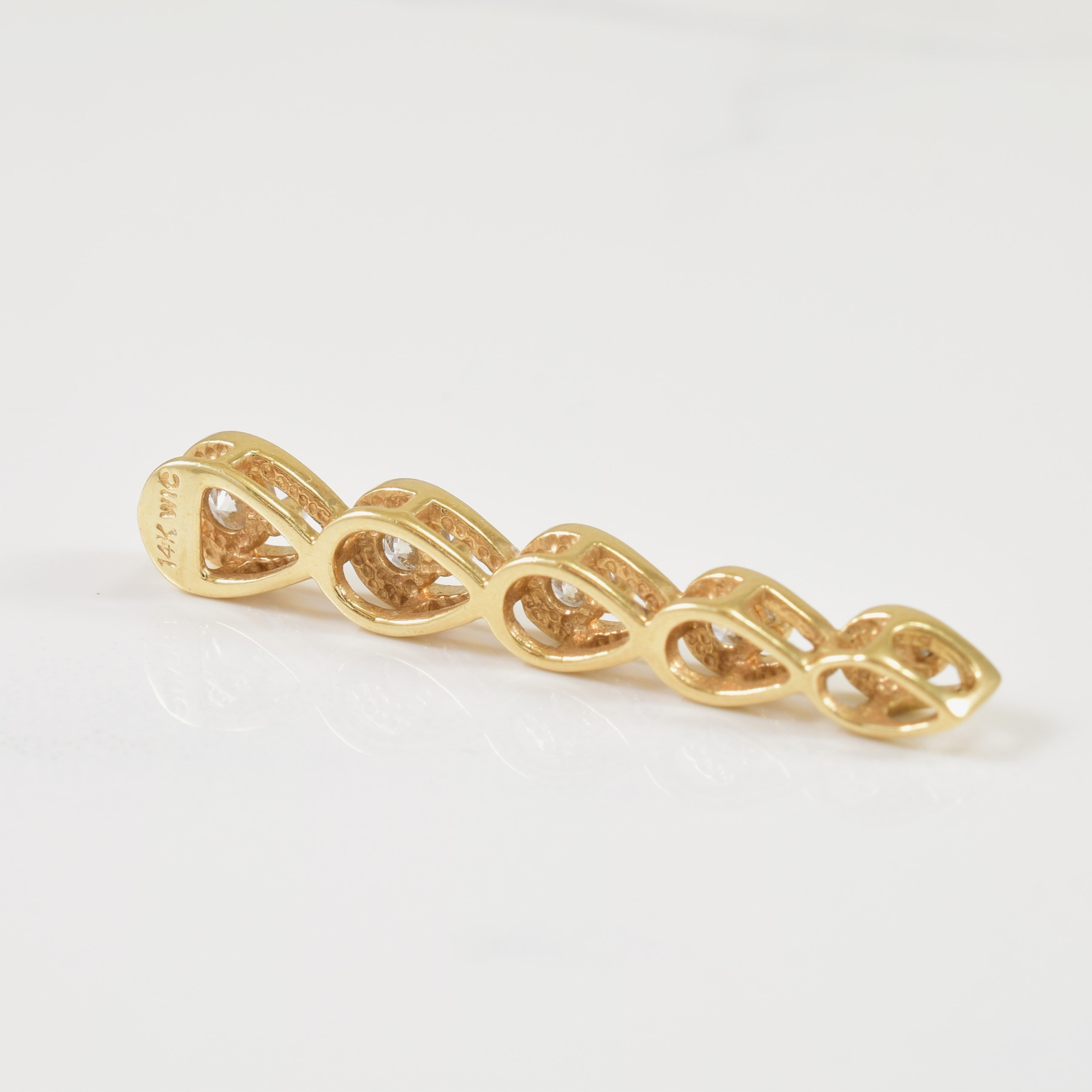 Diamond Drop Pendant | 0.37ctw |