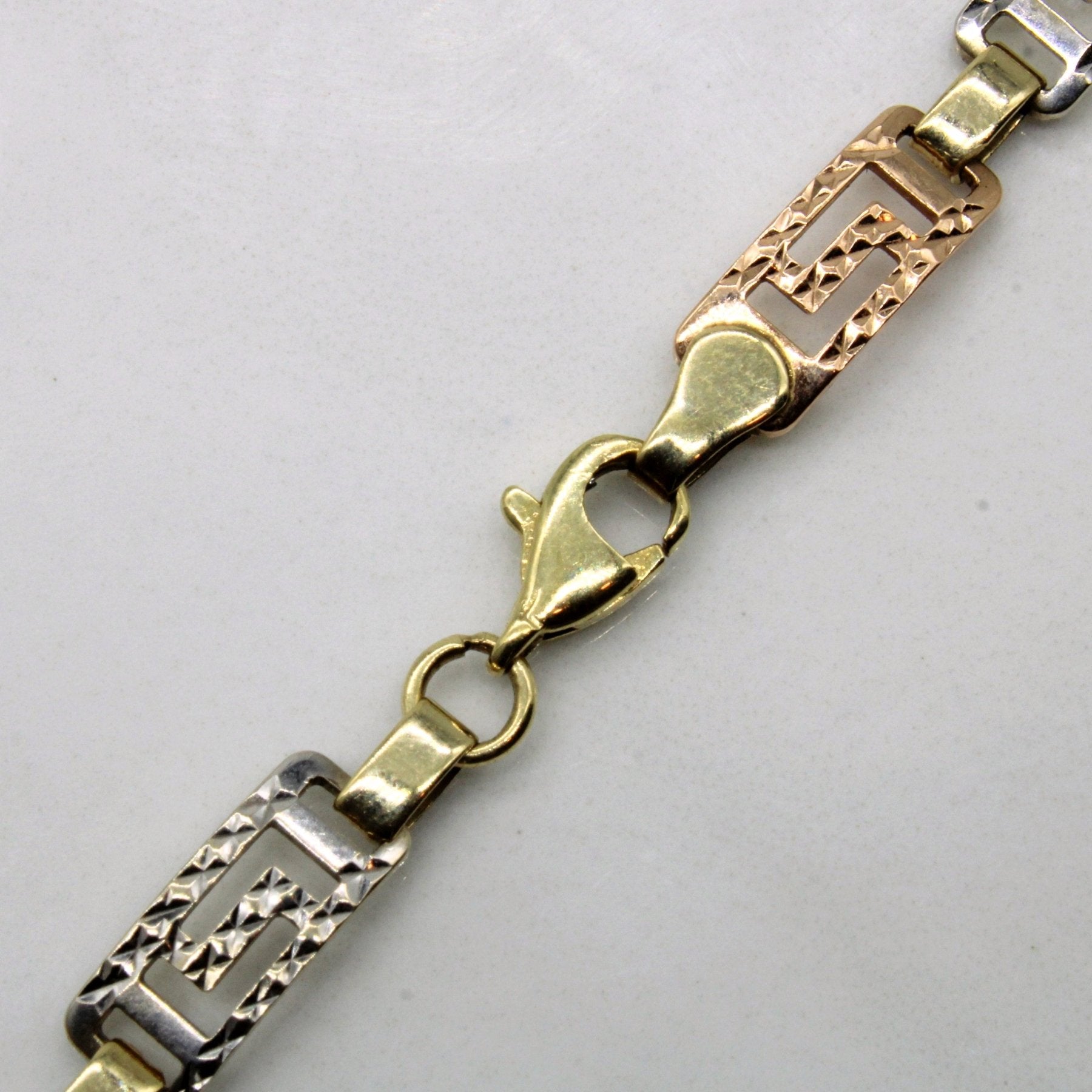 10k Multi Tone Gold Necklace | 17" | - 100 Ways