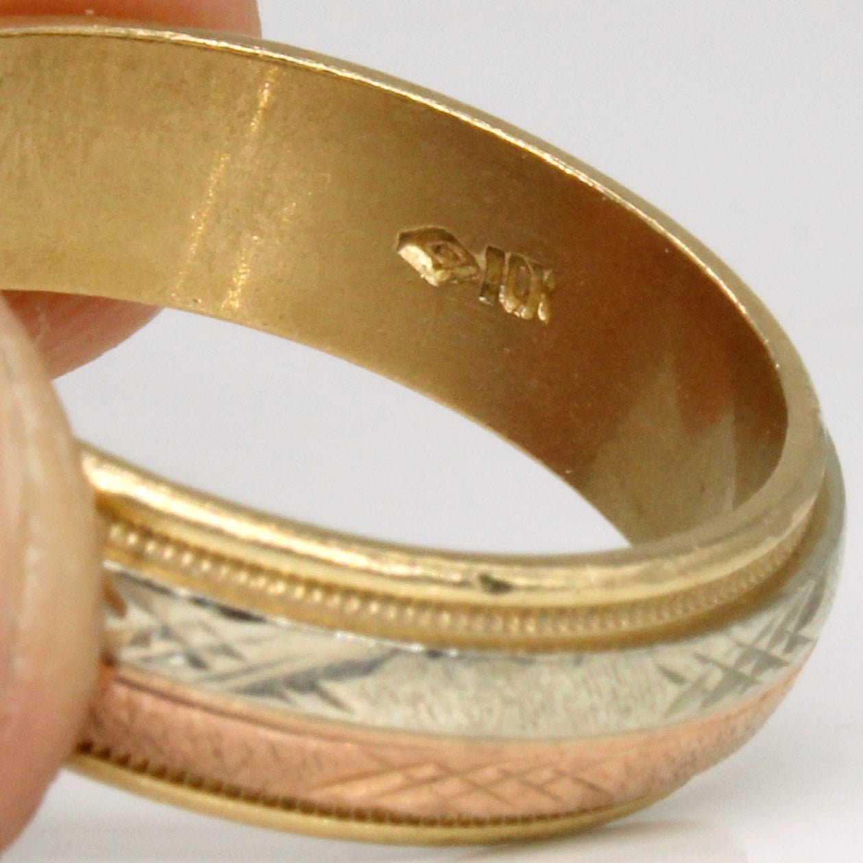 10k Tri Tone Gold Ring | SZ 9 | - 100 Ways