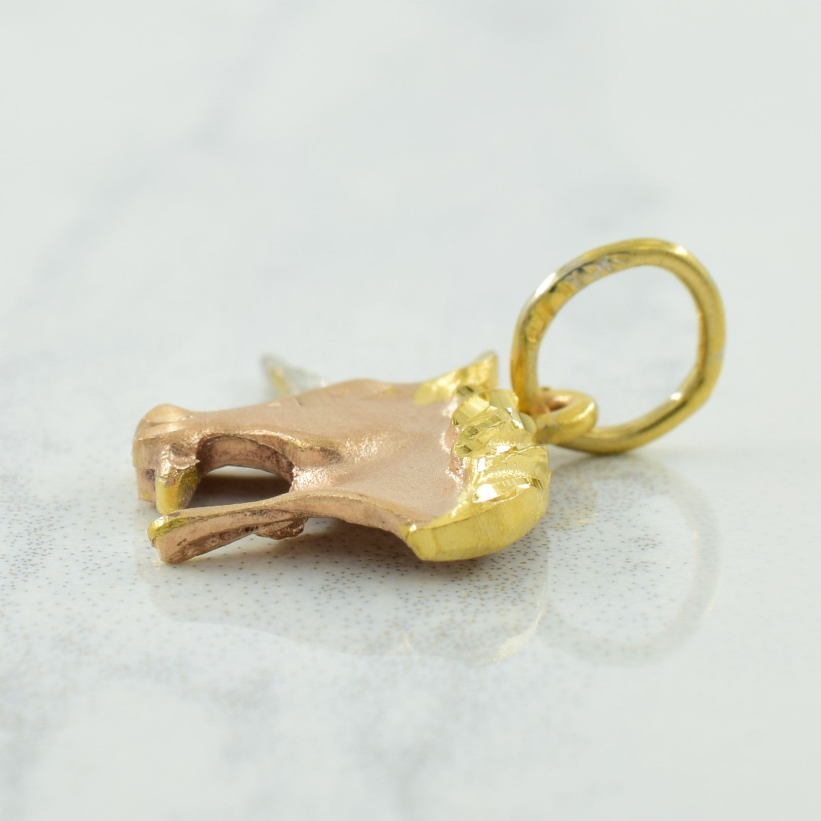 10k Tri-Tone Gold Unicorn Charm | - 100 Ways