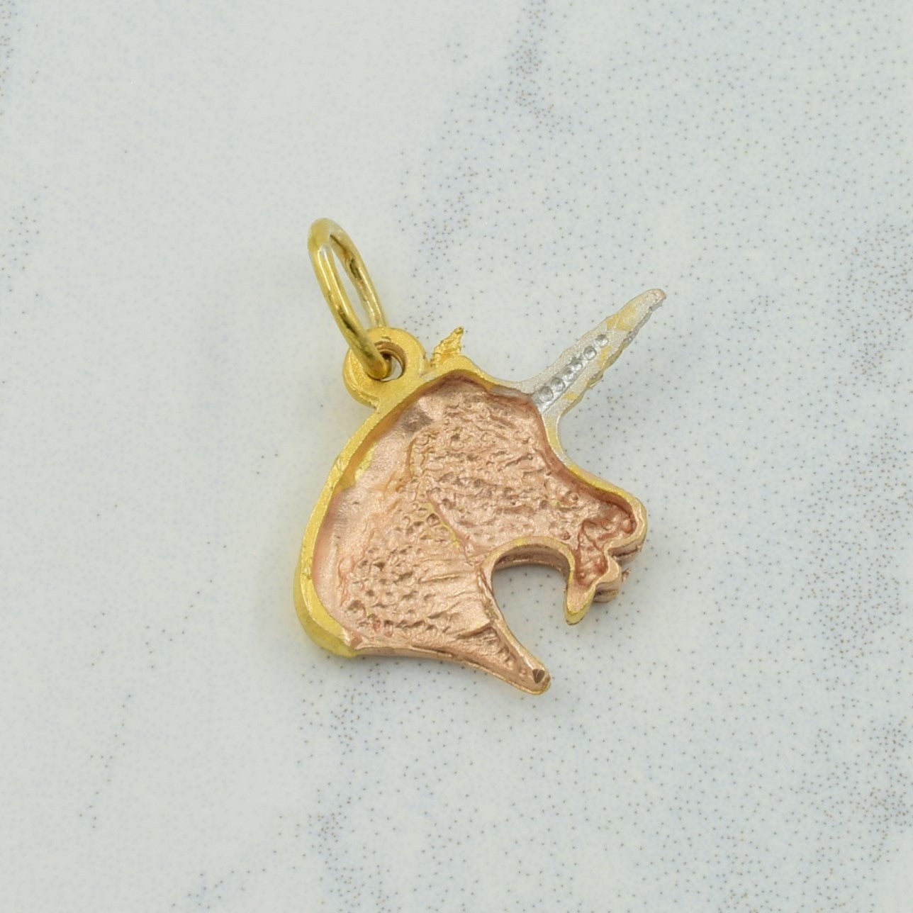 10k Tri-Tone Gold Unicorn Charm | - 100 Ways