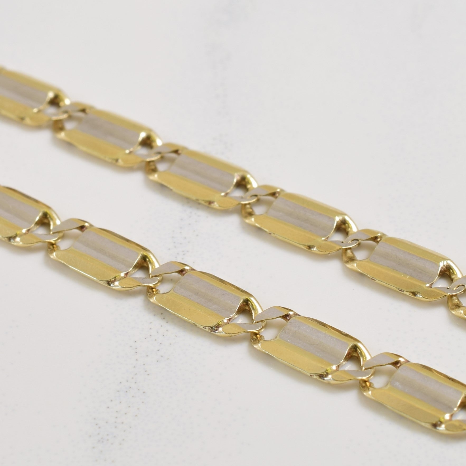 10k Two Tone Chain | 18.5" | - 100 Ways