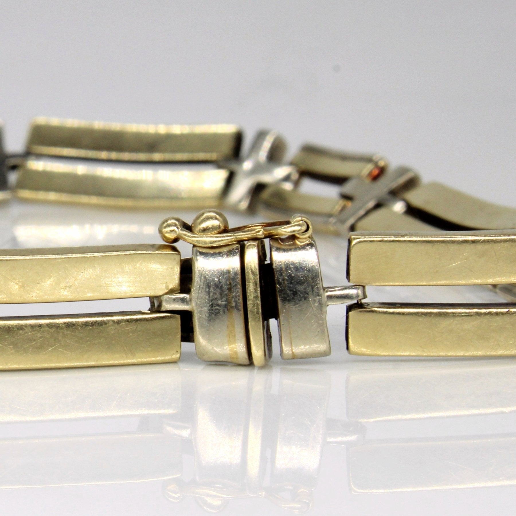 10k Two Tone Gold Bracelet | 8" | - 100 Ways