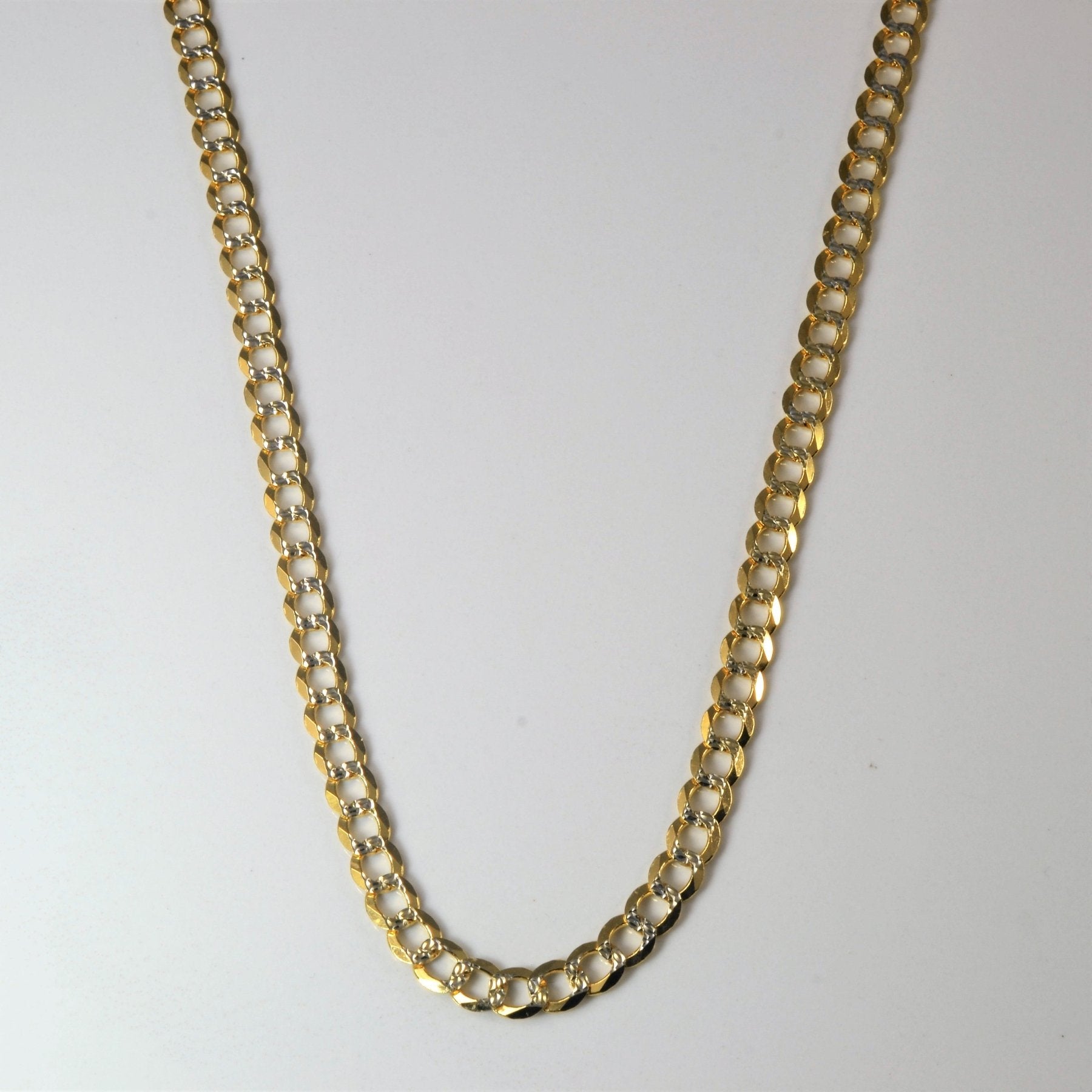 10k Two Tone Gold Cuban Chain | 22" | - 100 Ways