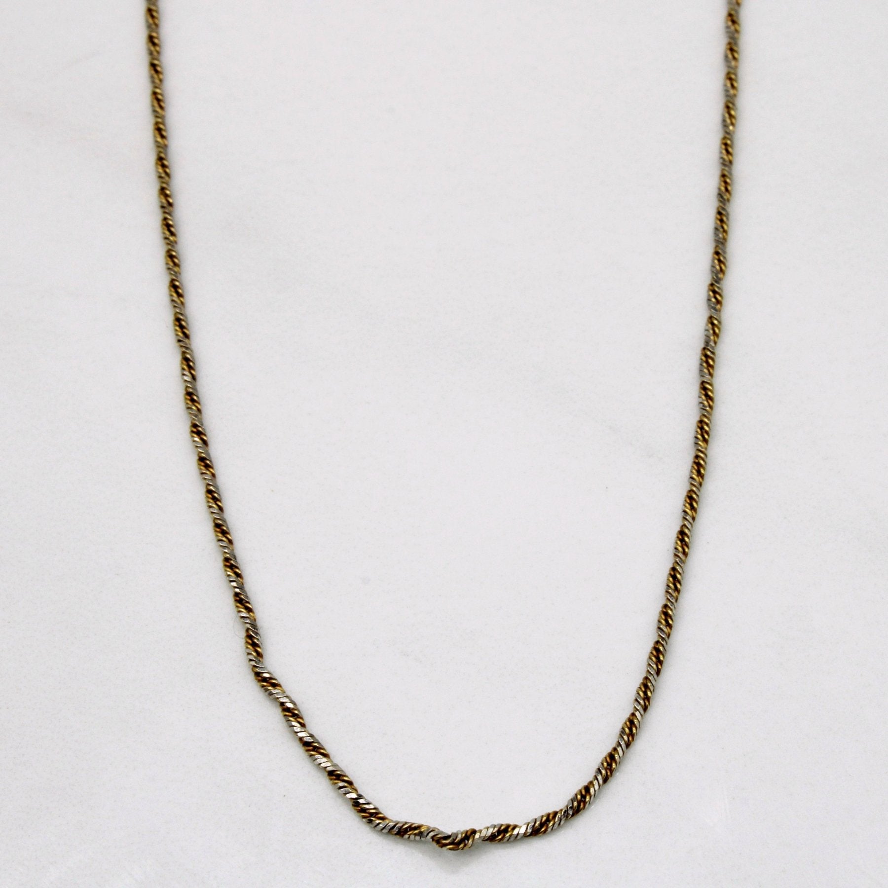 10k Two Tone Gold Necklace | 20" | - 100 Ways