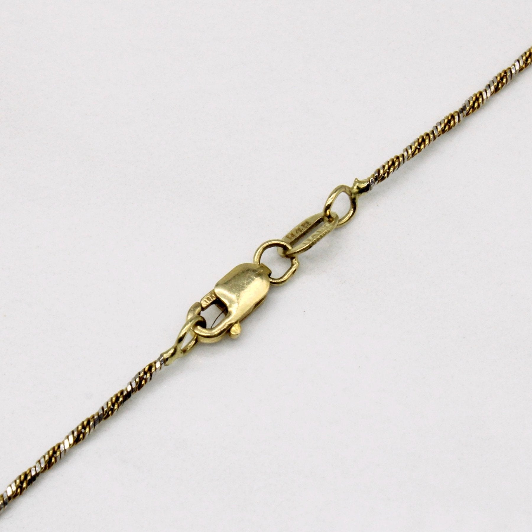 10k Two Tone Gold Necklace | 20" | - 100 Ways