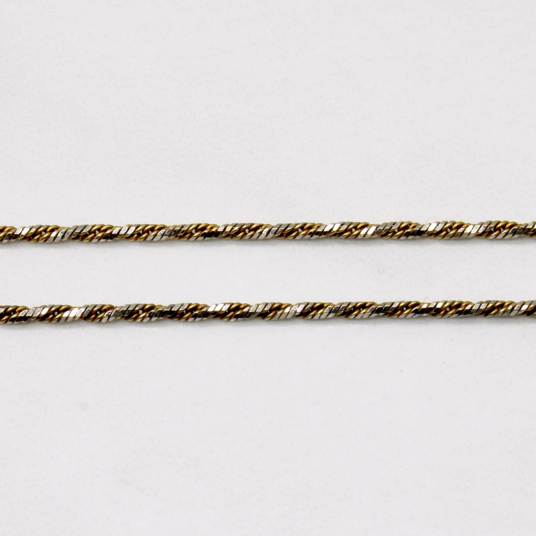 10k Two Tone Gold Necklace | 20" | - 100 Ways