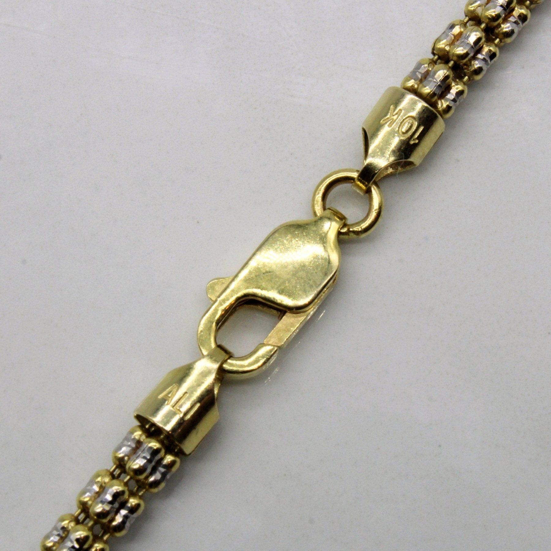 10k Two Tone Gold Necklace | 22" | - 100 Ways