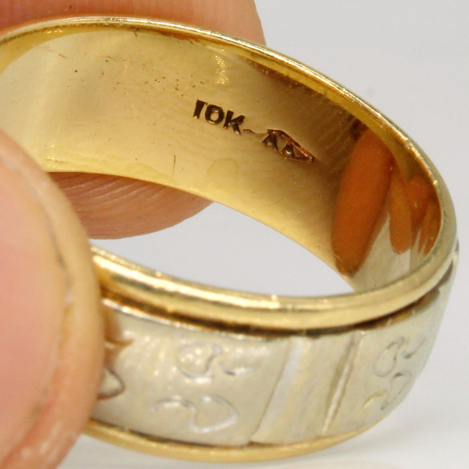 10k Two Tone Gold Ring | SZ 9.5 | - 100 Ways