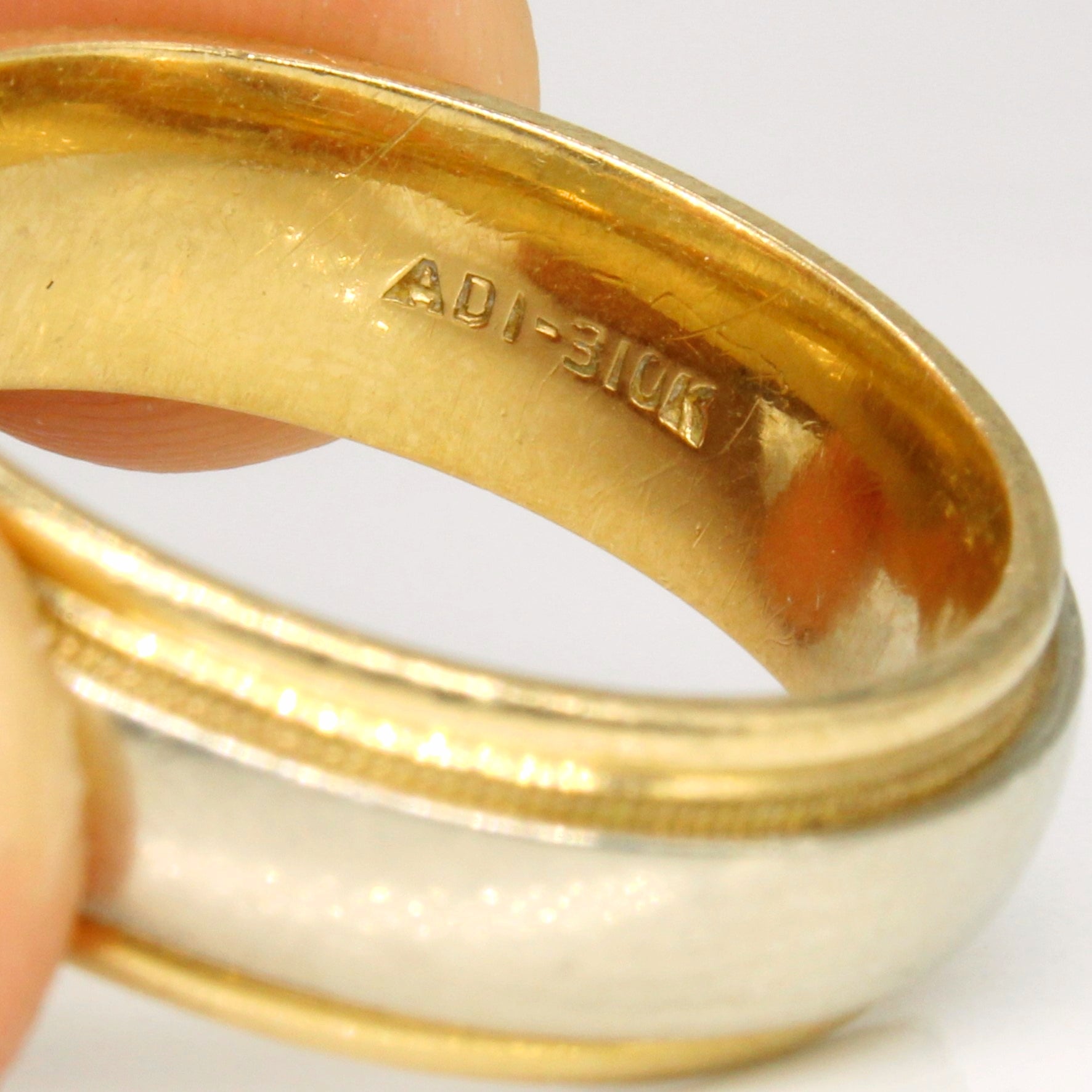 10k Two Tone Gold Ring | SZ 9.75 | - 100 Ways