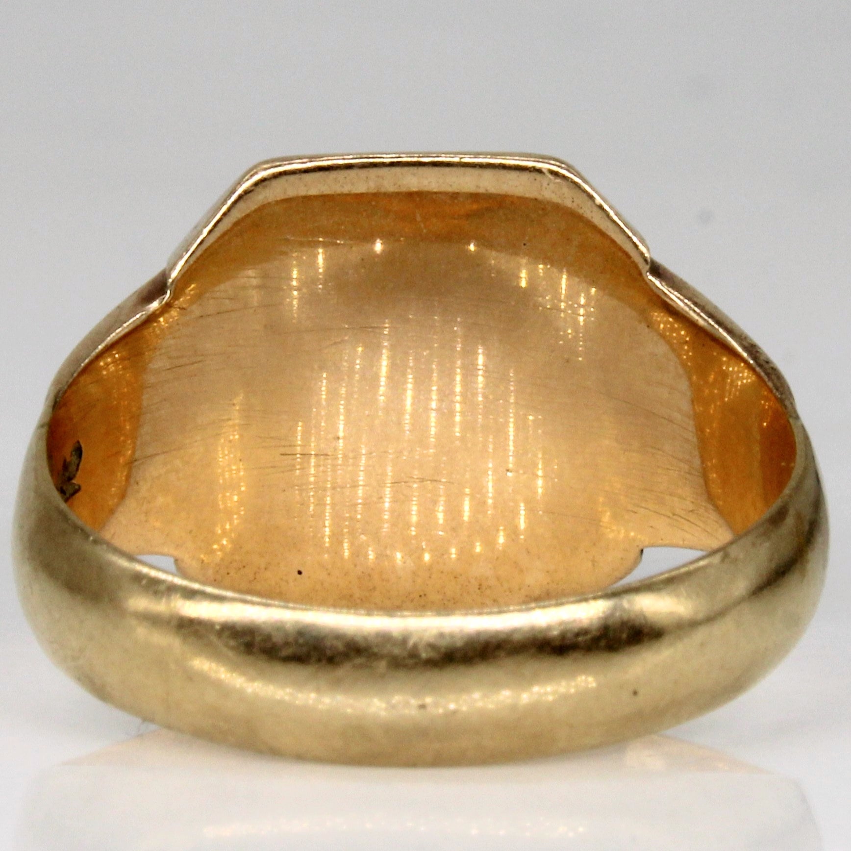 10k Two Tone Gold Signet Ring | SZ 9.5 | - 100 Ways