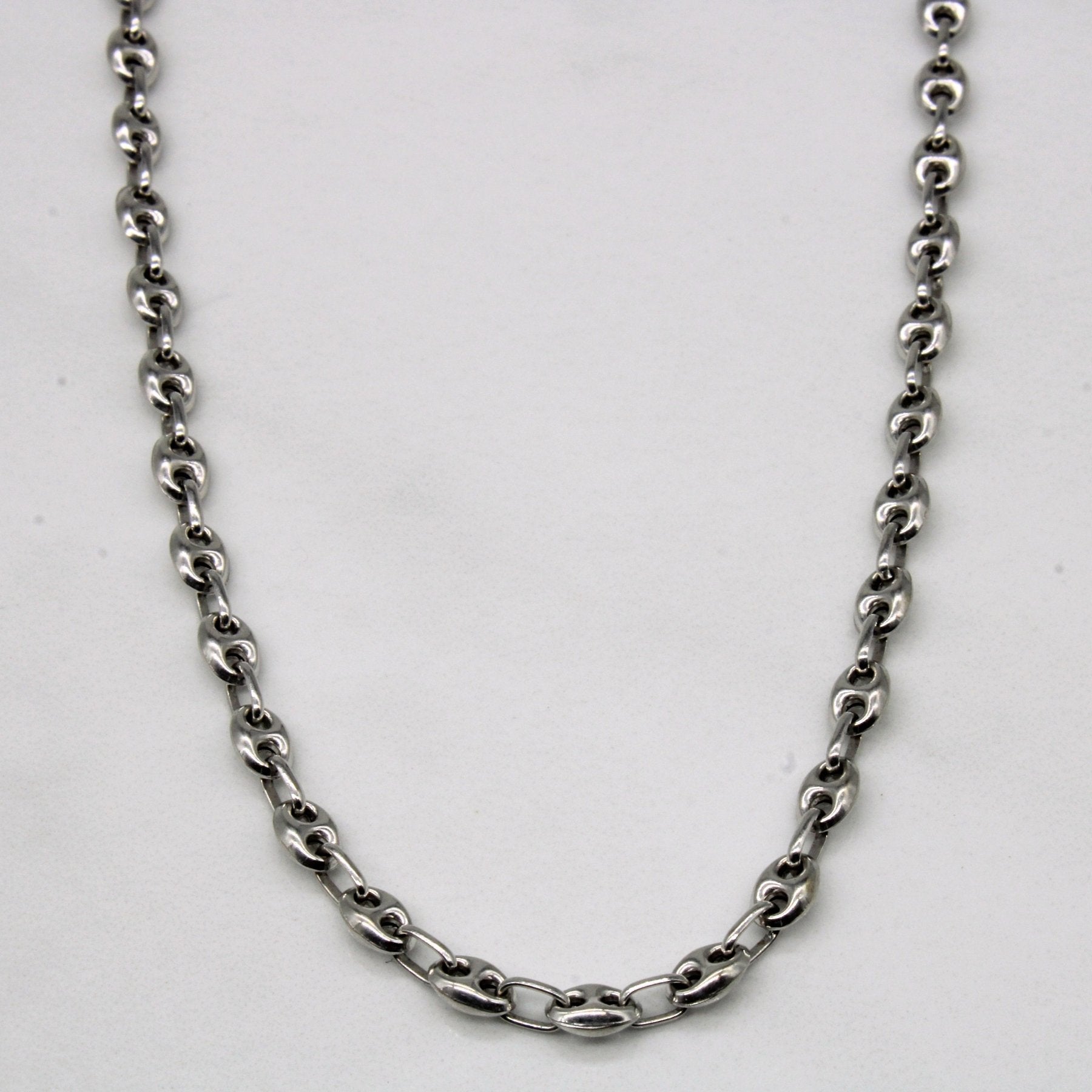 10k White Gold Chain | 18" | - 100 Ways