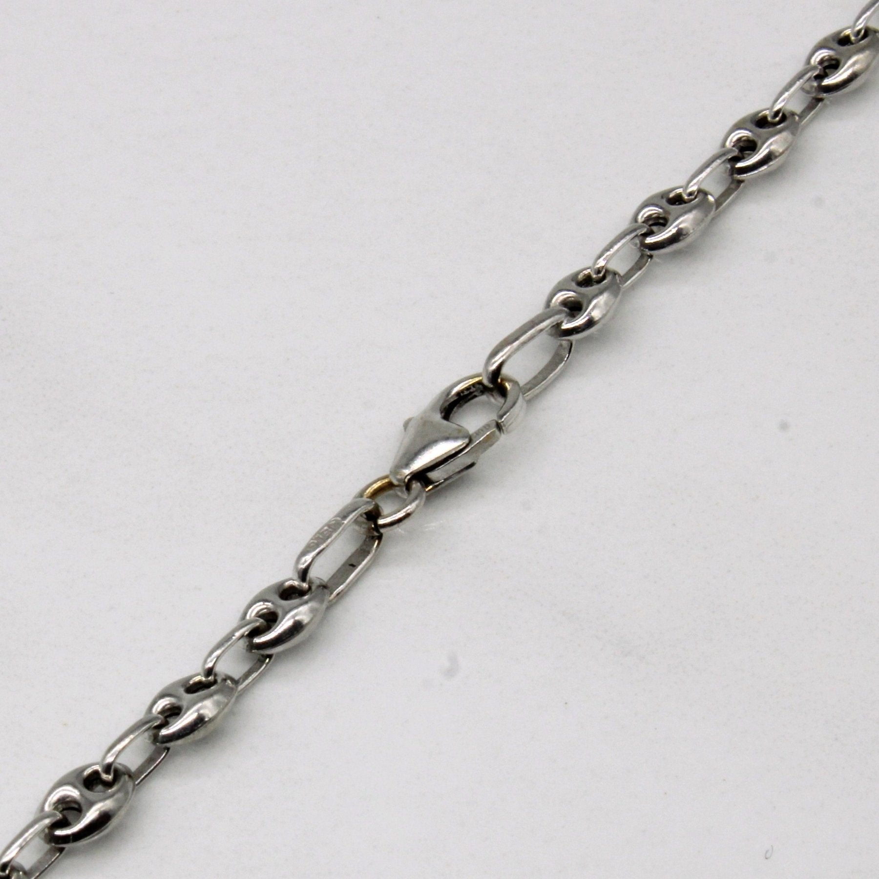10k White Gold Chain | 18" | - 100 Ways
