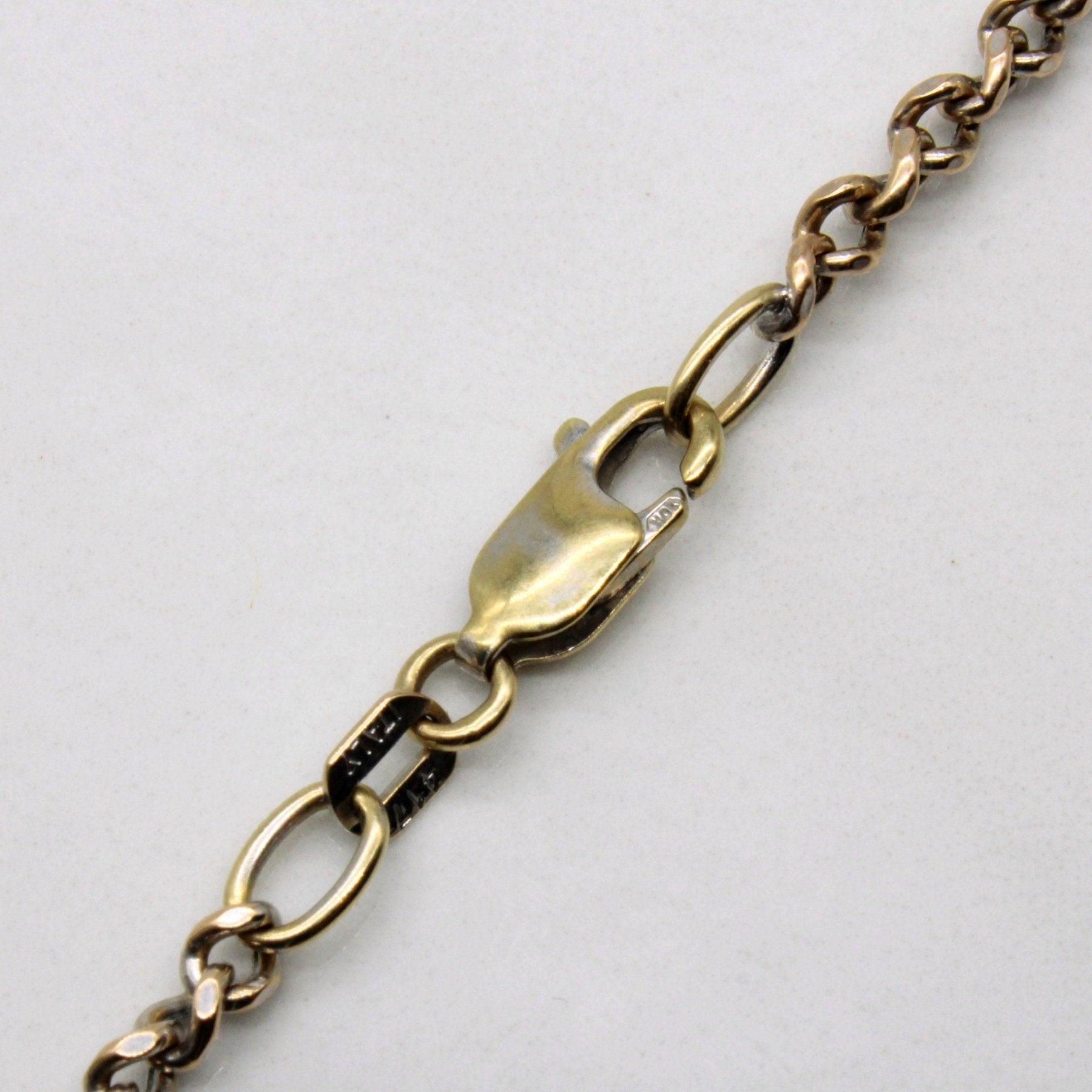 10k White Gold Chain | 19" | - 100 Ways