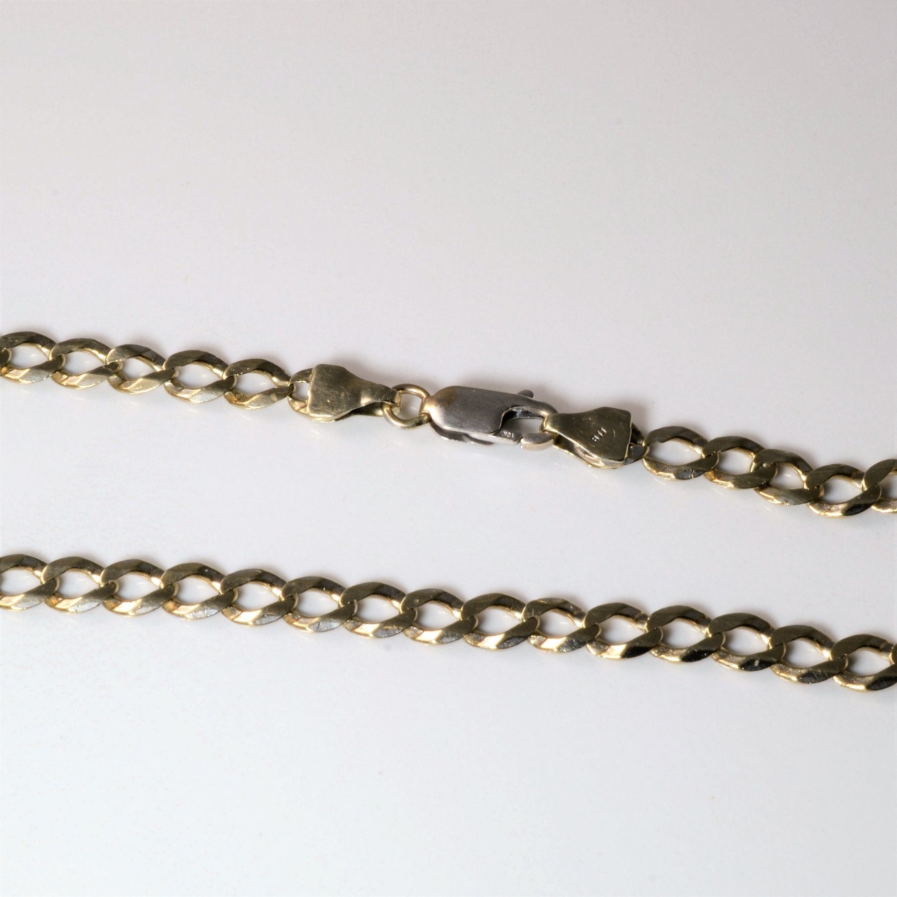 10k White Gold Cuban Chain | 26" | - 100 Ways
