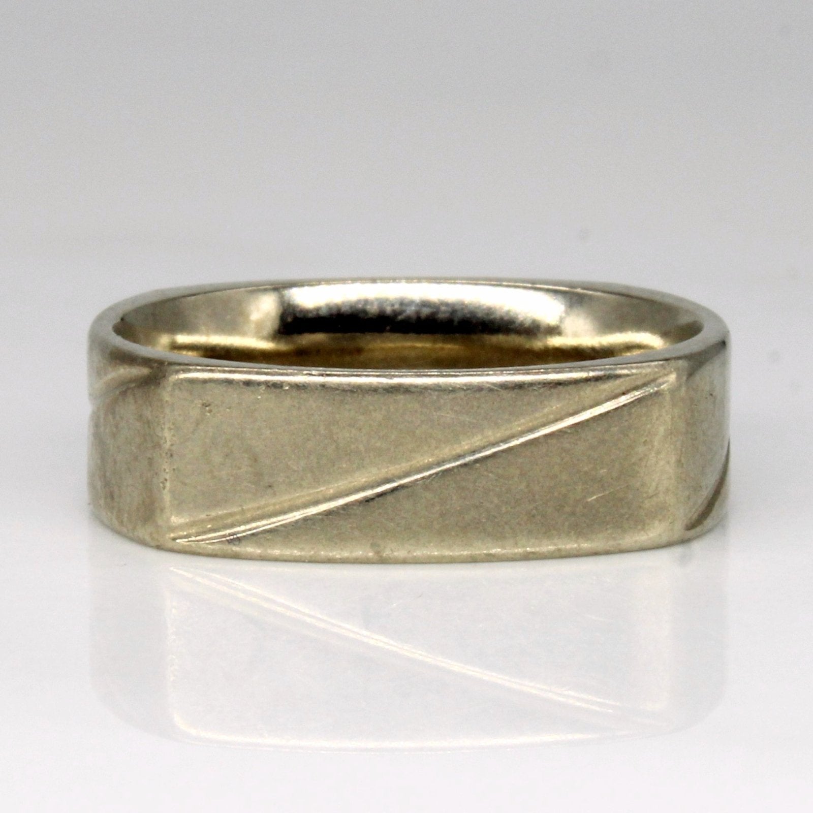10k White Gold Ring | SZ 8.5 | - 100 Ways