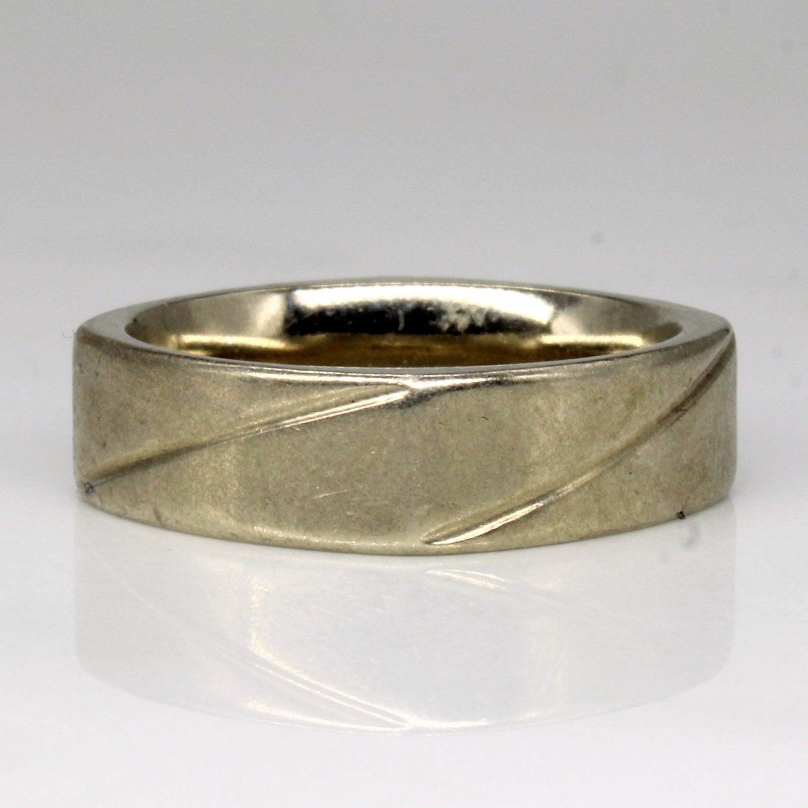 10k White Gold Ring | SZ 8.5 | - 100 Ways