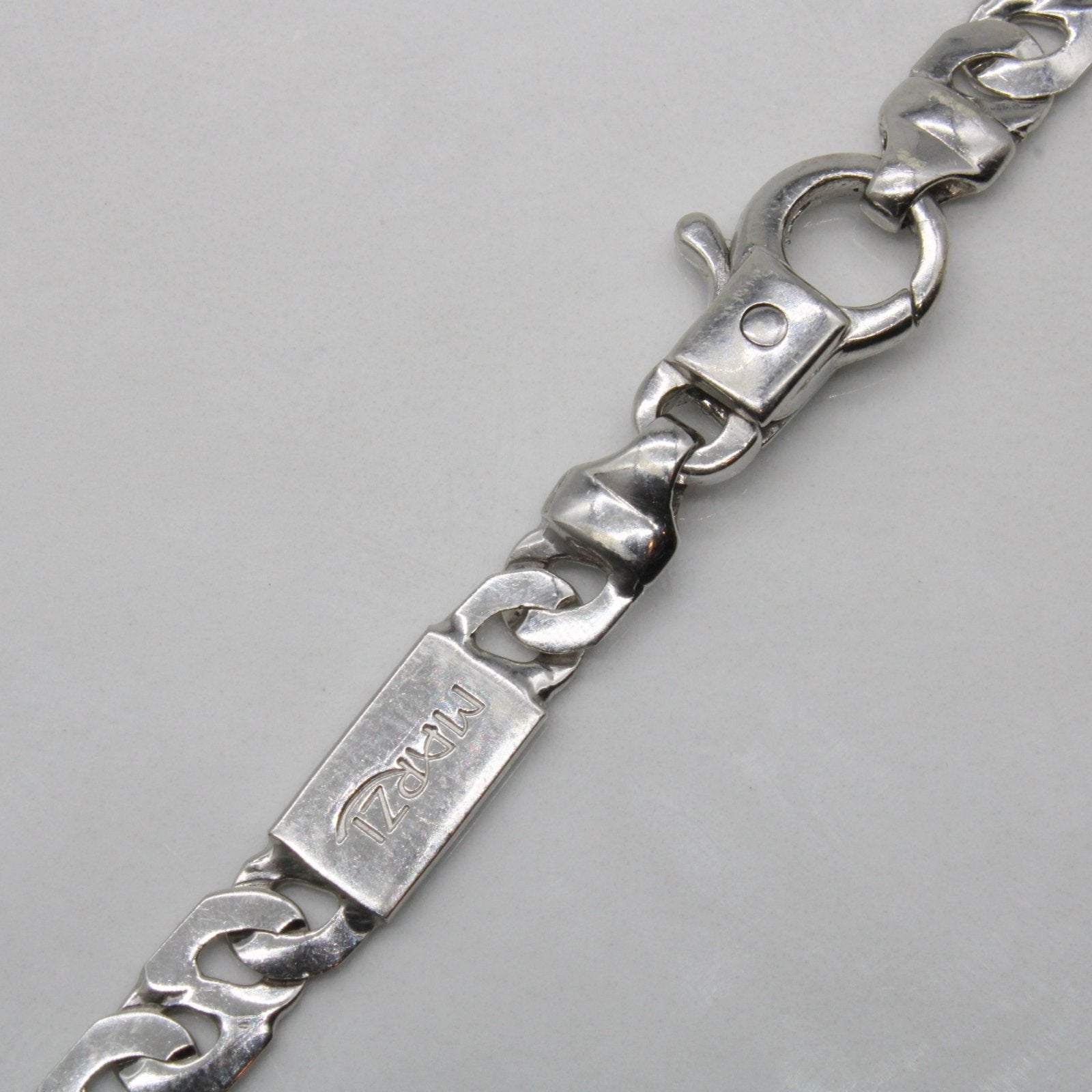 10k White Gold Unique Anchor Chain | 22" | - 100 Ways