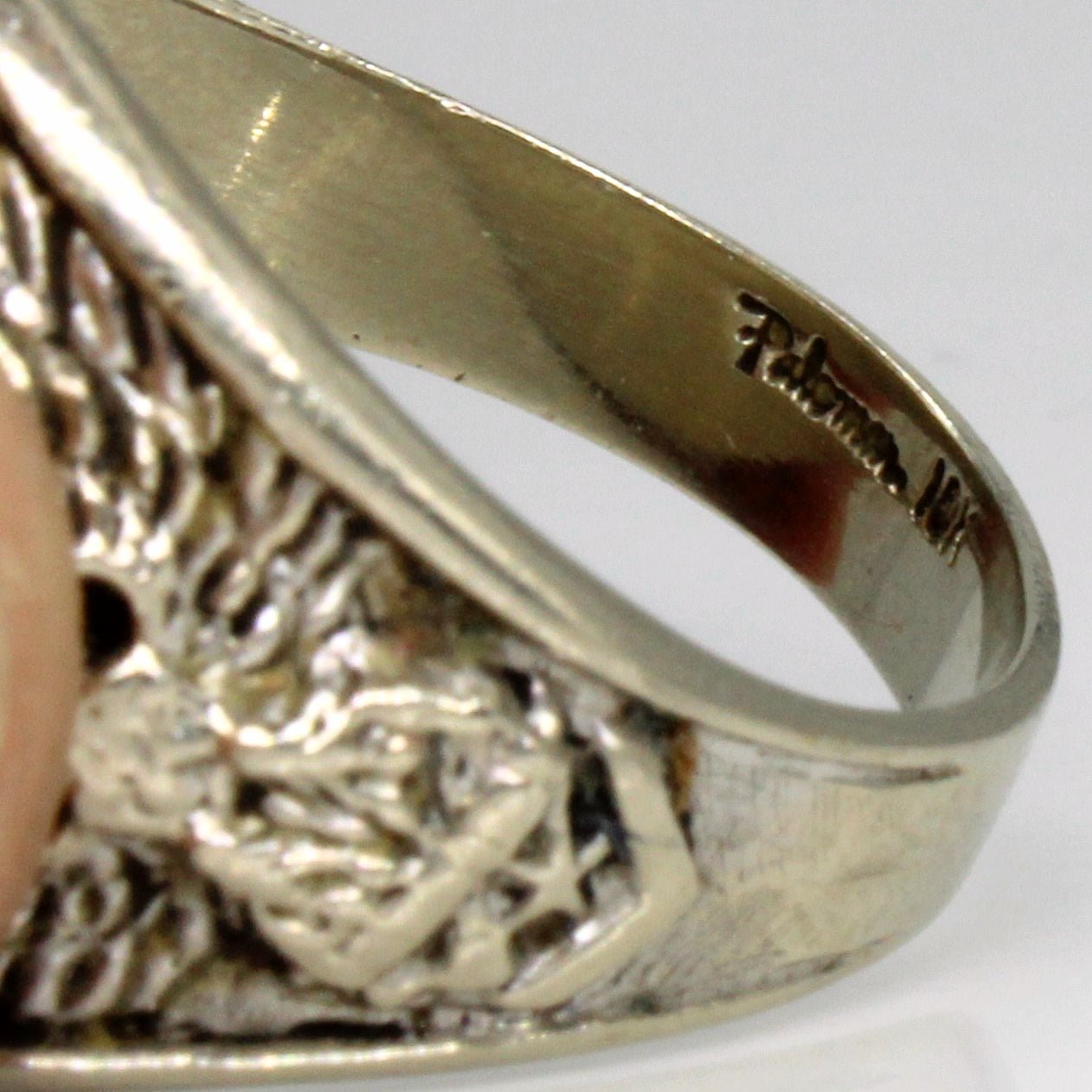 10k White Gold U.S. Navy Vietnam Veteran Ring | SZ 11.75 | - 100 Ways