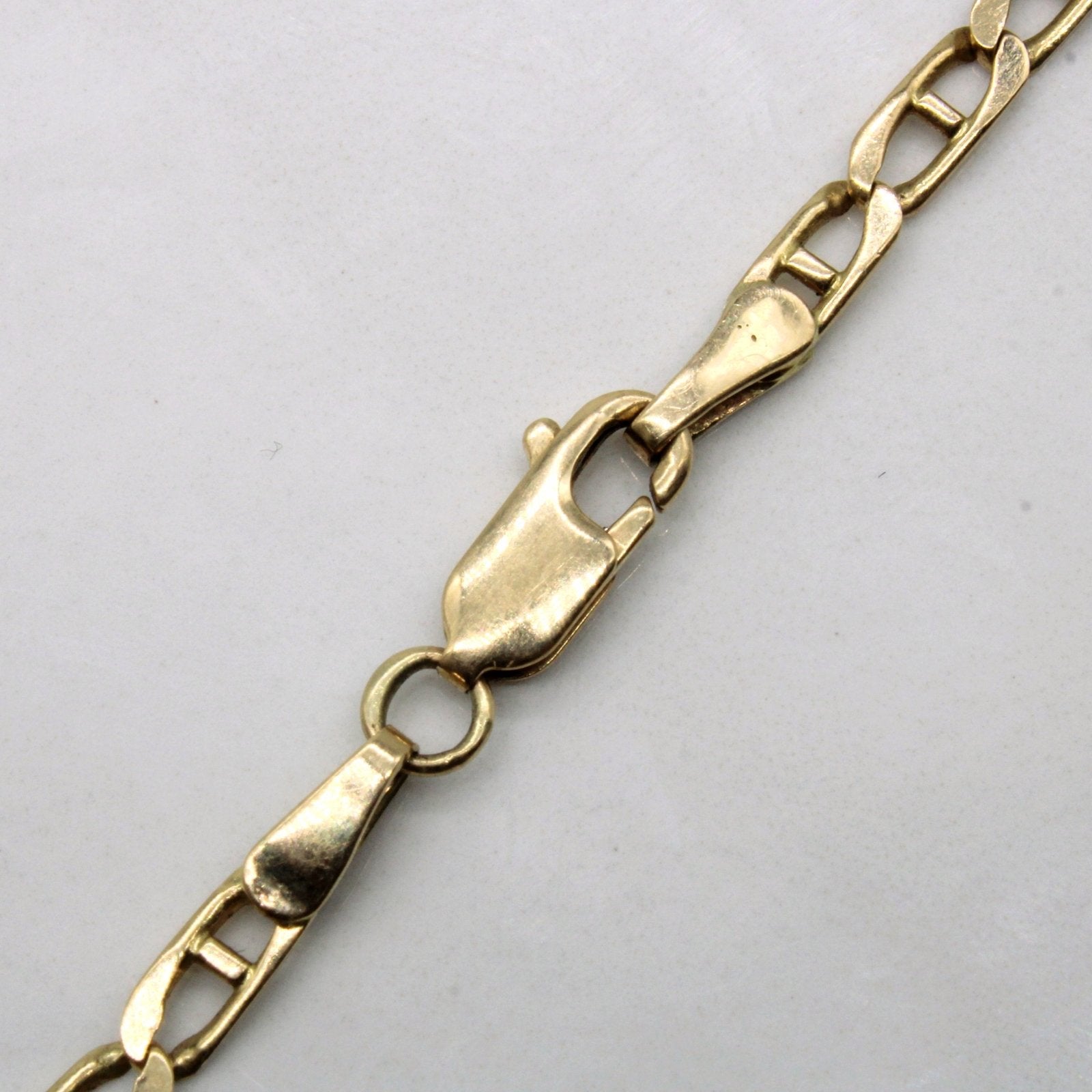 10k Yellow Gold Anchor Link Chain | 20" | - 100 Ways