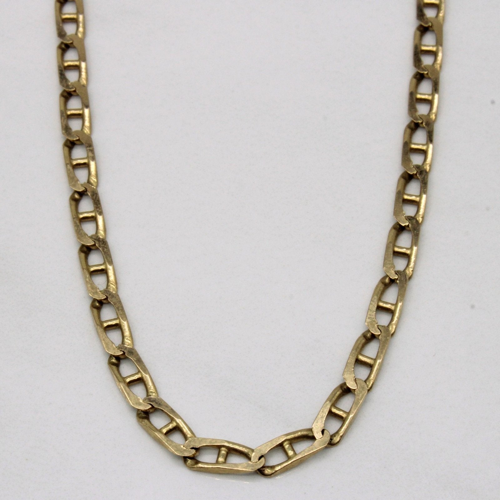 10k Yellow Gold Anchor Link Chain | 20" | - 100 Ways