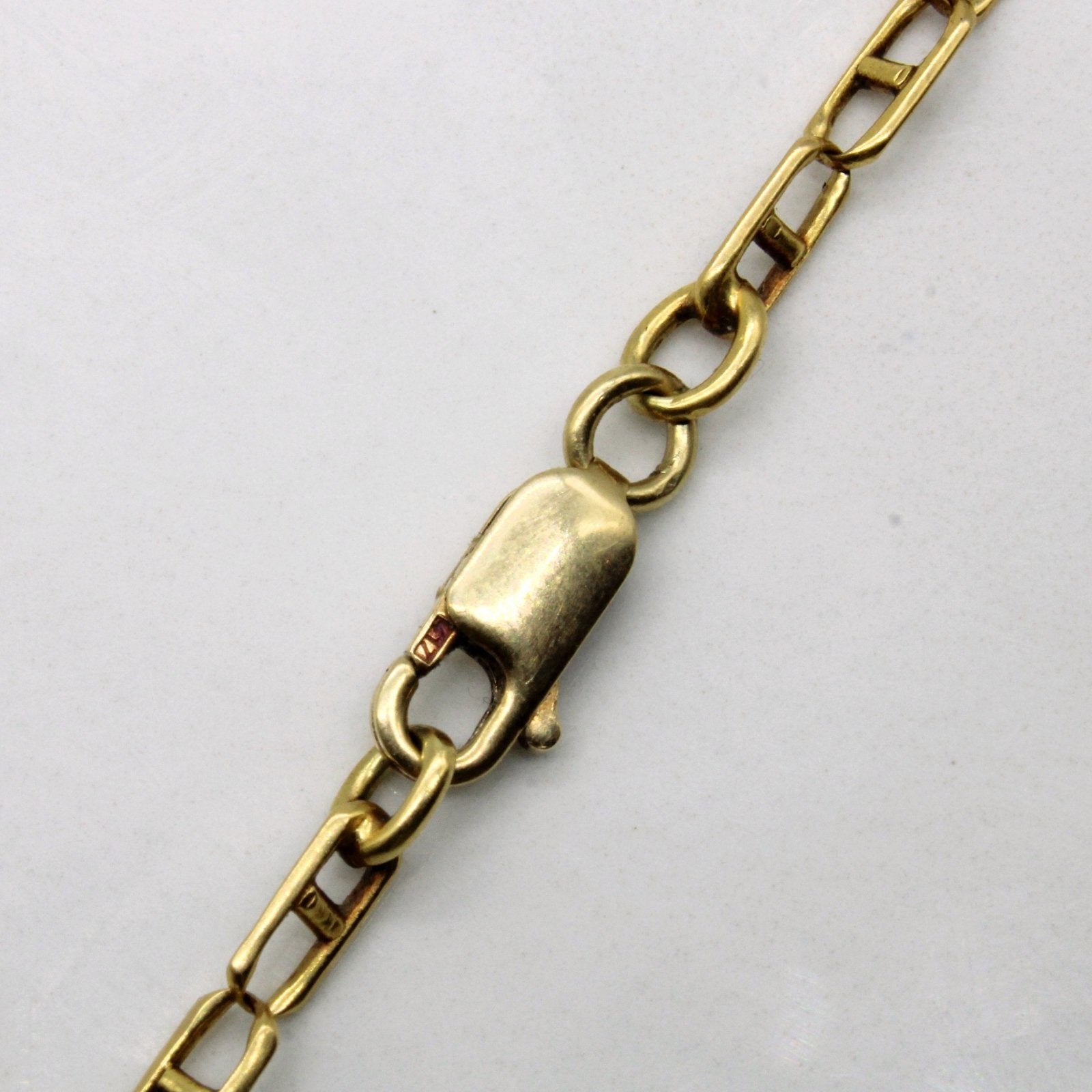 10k Yellow Gold Anchor Link Chain | 28" | - 100 Ways